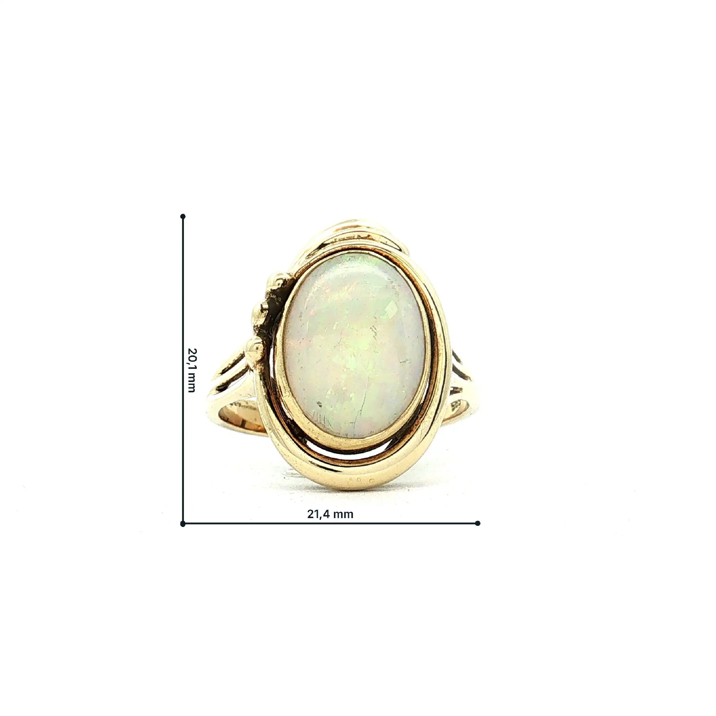 Ring Gelbgold mit Opal