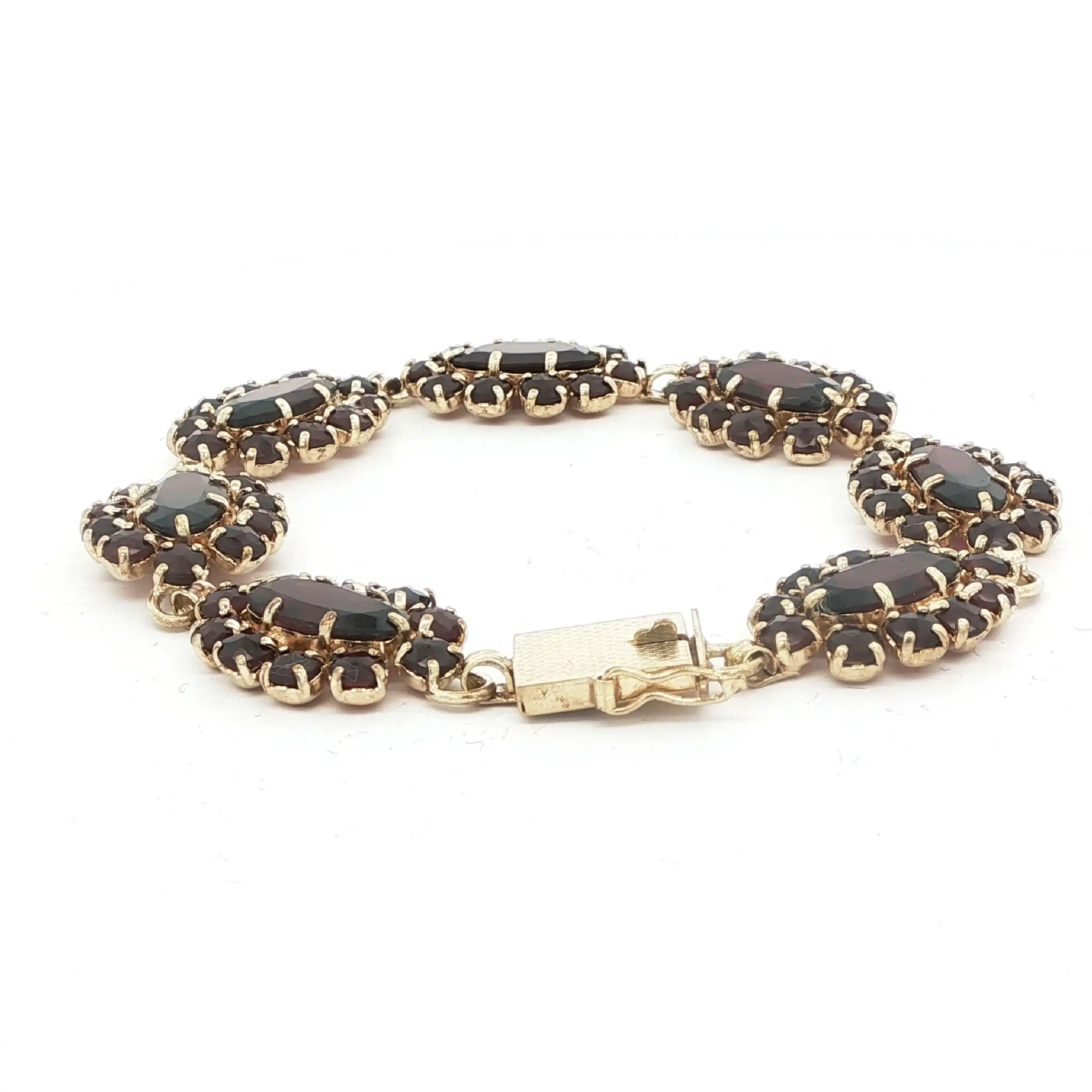 Armband Gelbgold mit Granat