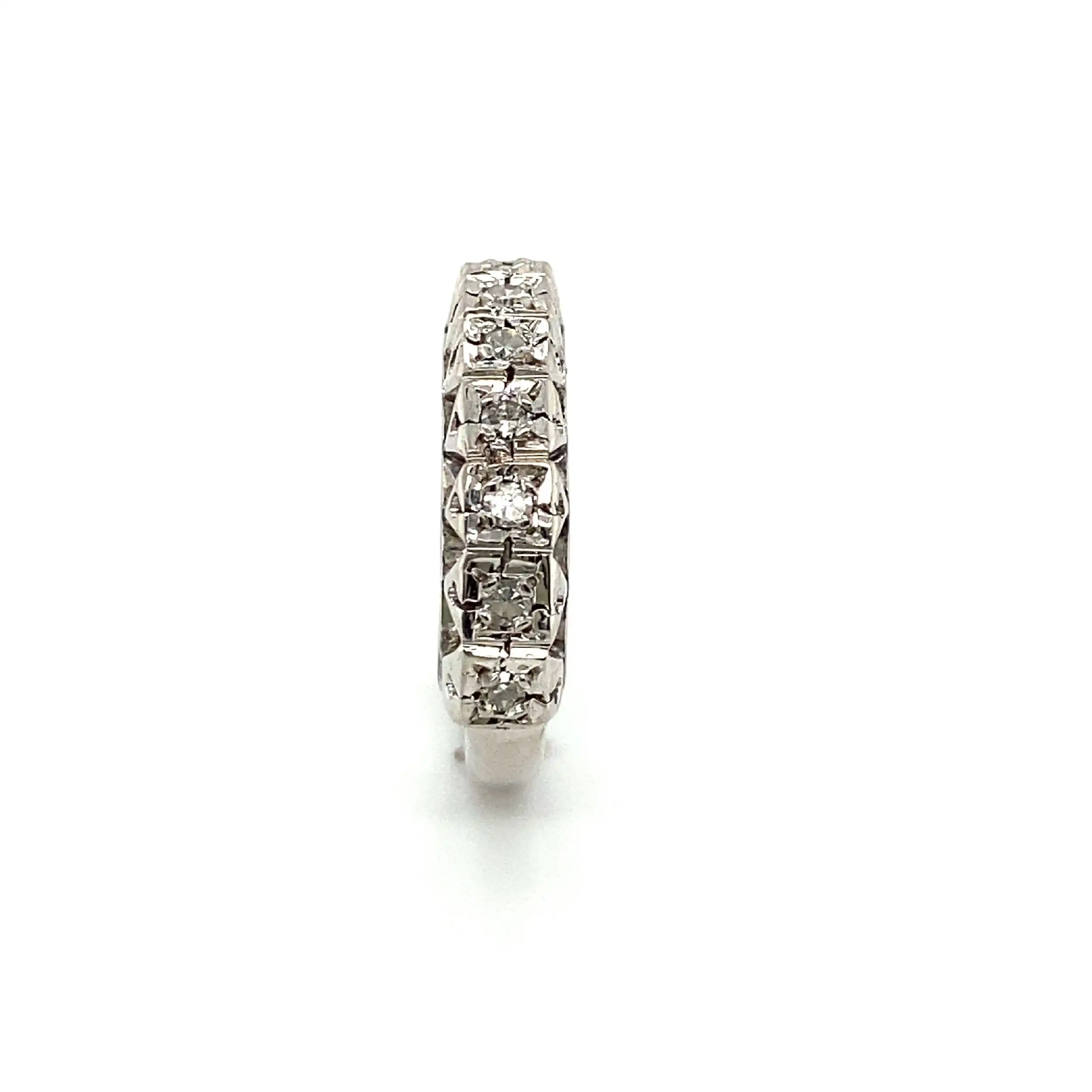 Ring Weißgold mit Brillanten Ring Weißgold mit Brillanten