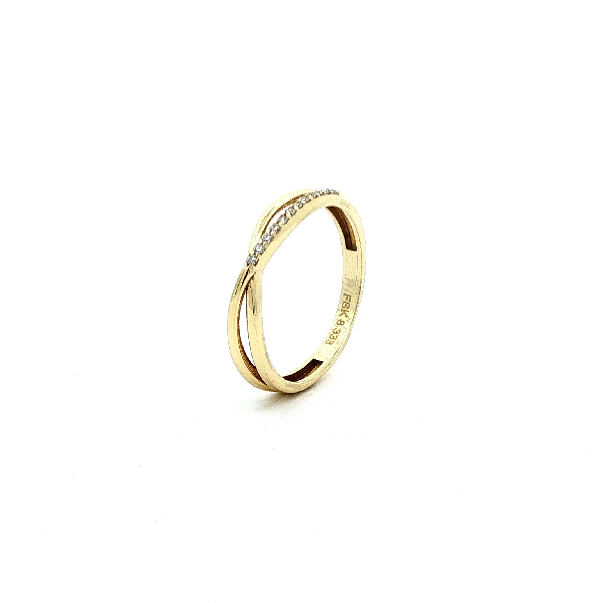 Ring Gelbgold mit Zirkonia