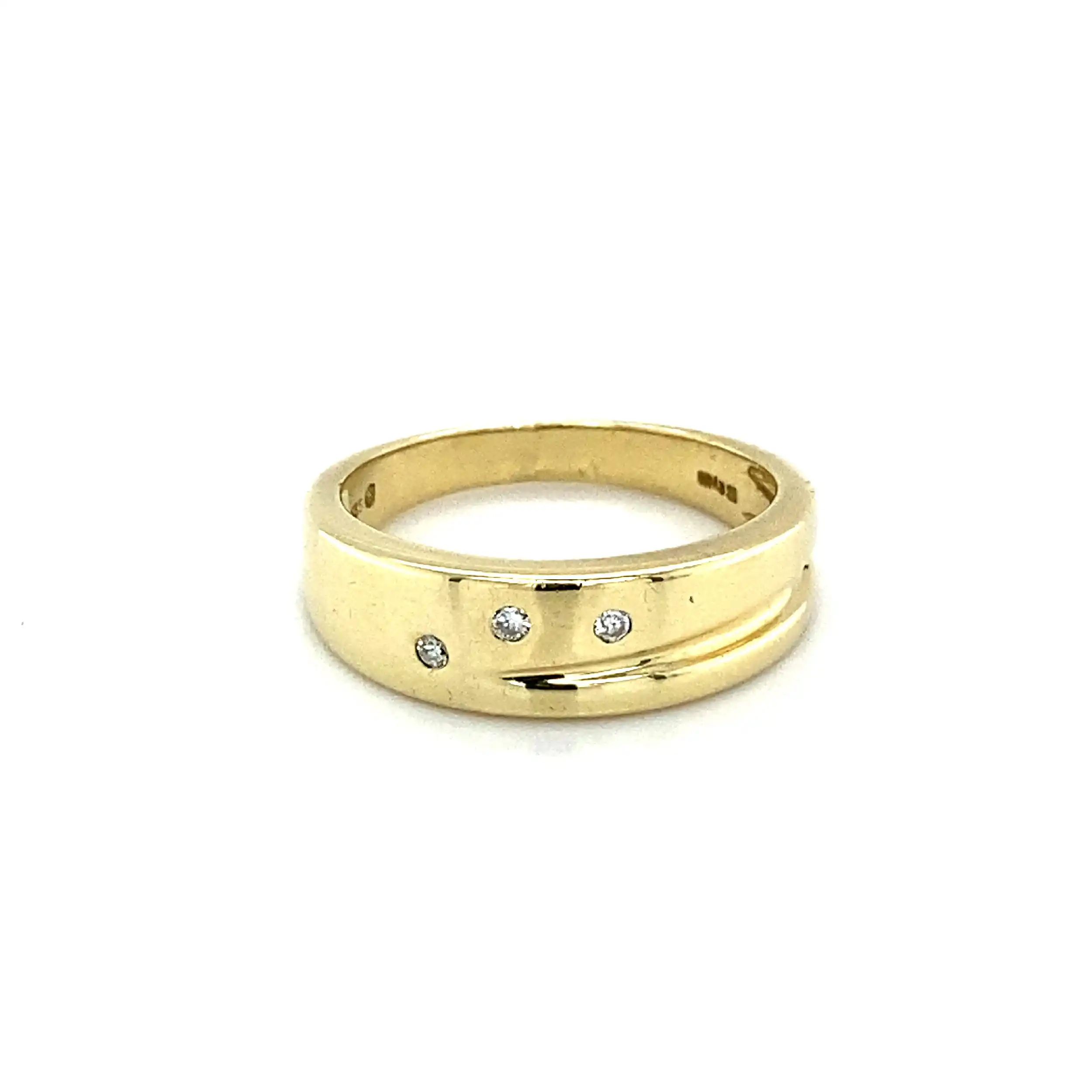 Ring Gelbgold mit Brillanten Ring Gelbgold mit Brillanten