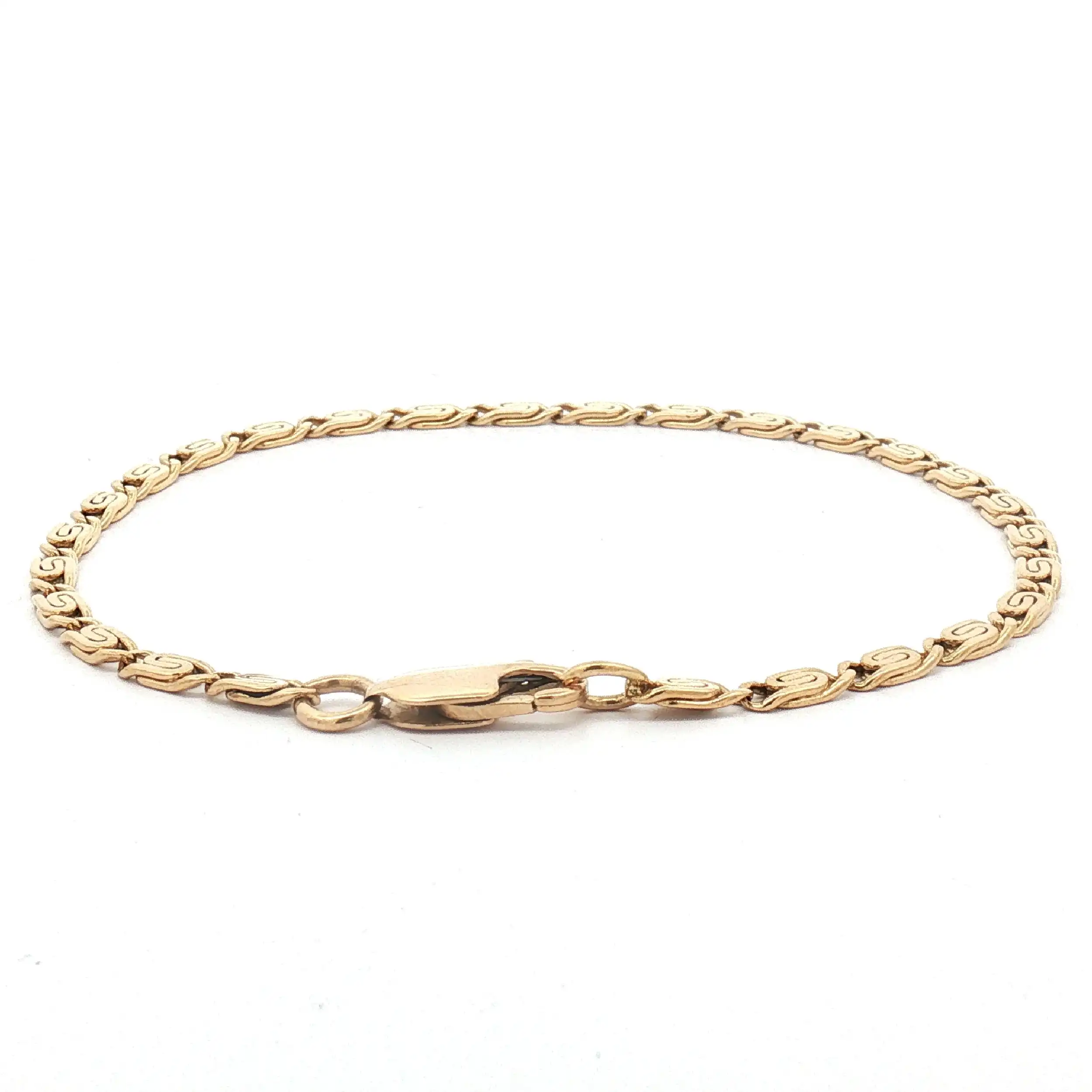 S-Panzerarmband Gelbgold