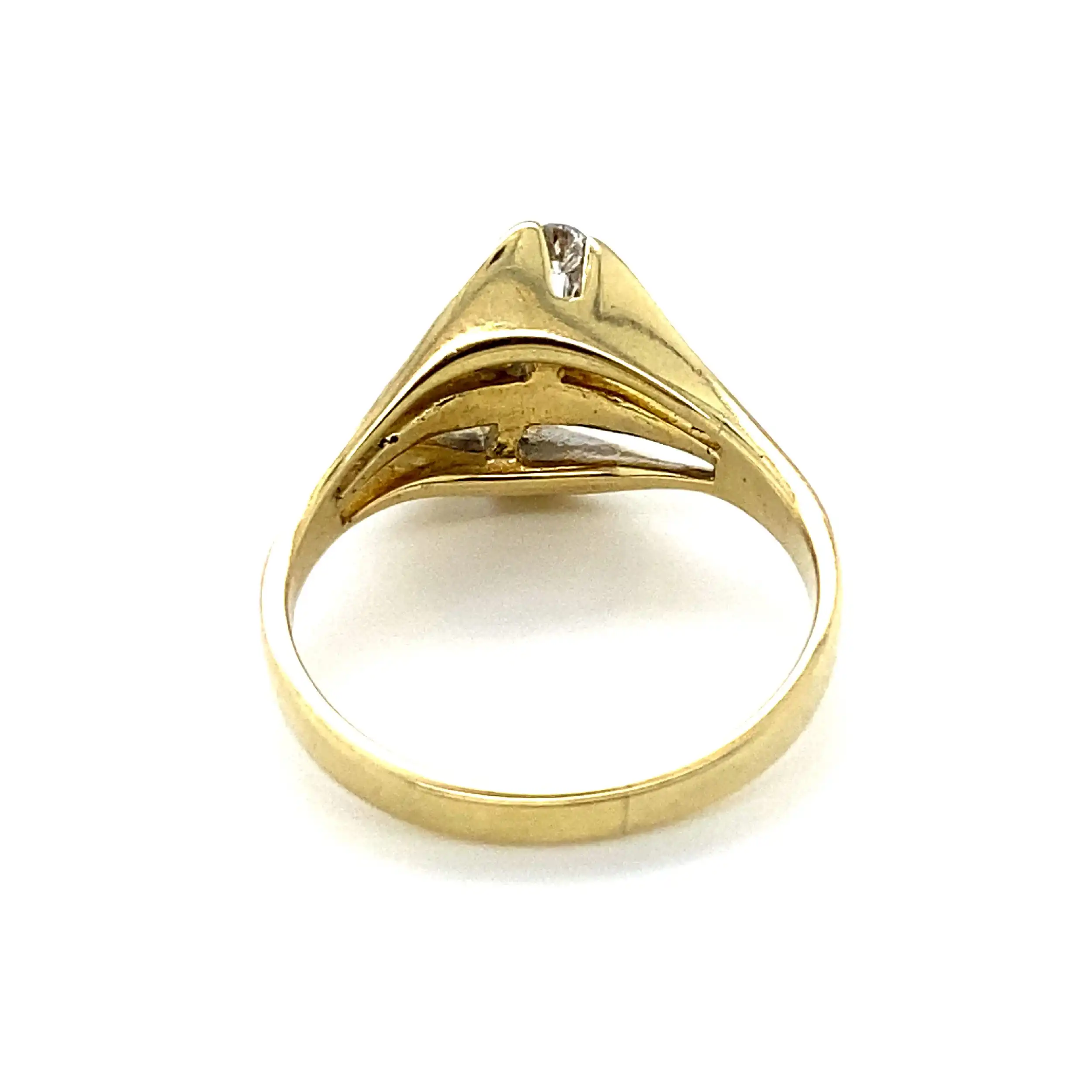 Damenring Gelbgold mit Brillanten 0,15ct Damenring Gelbgold mit Brillanten 0,15ct