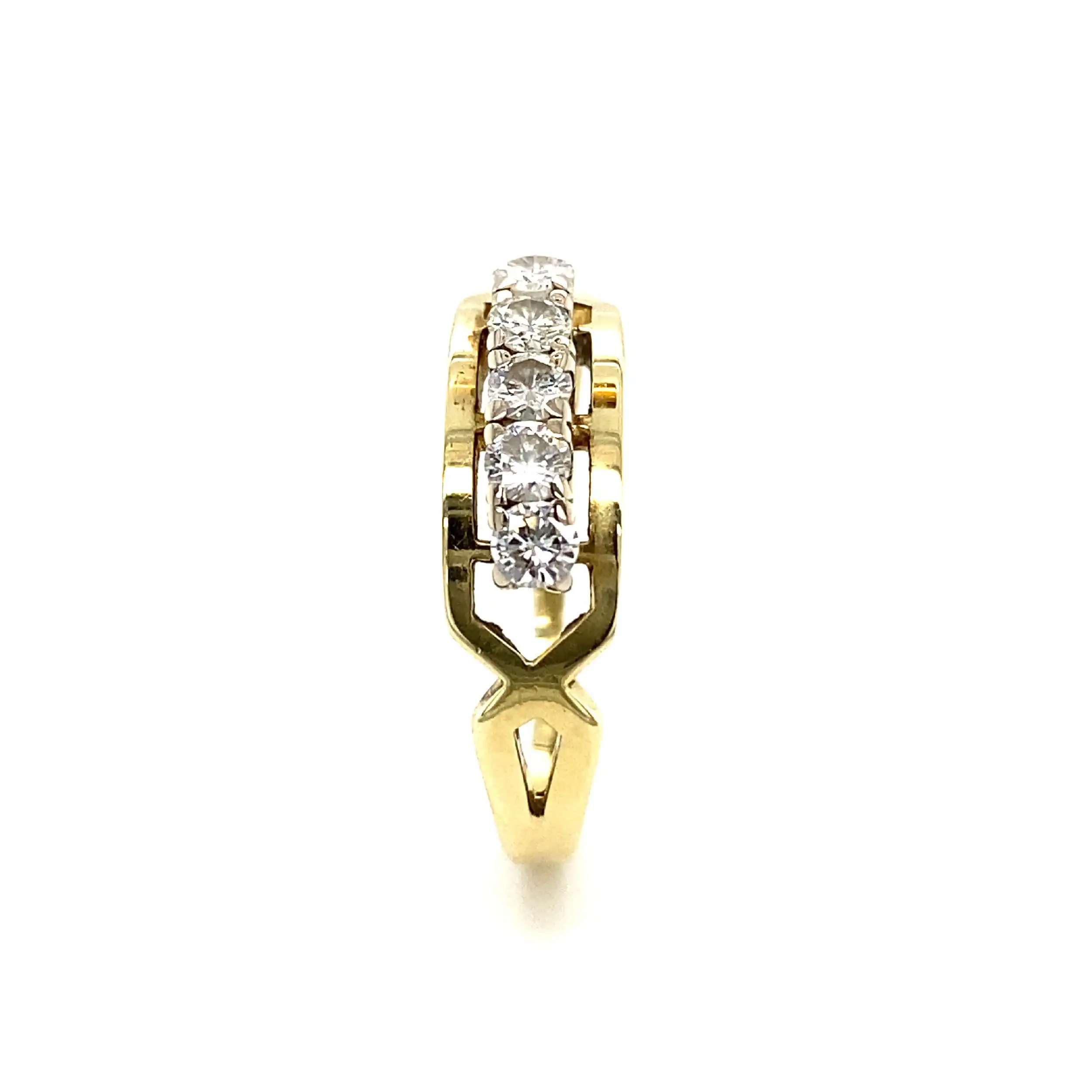 Ring Gelbgold mit Brillanten