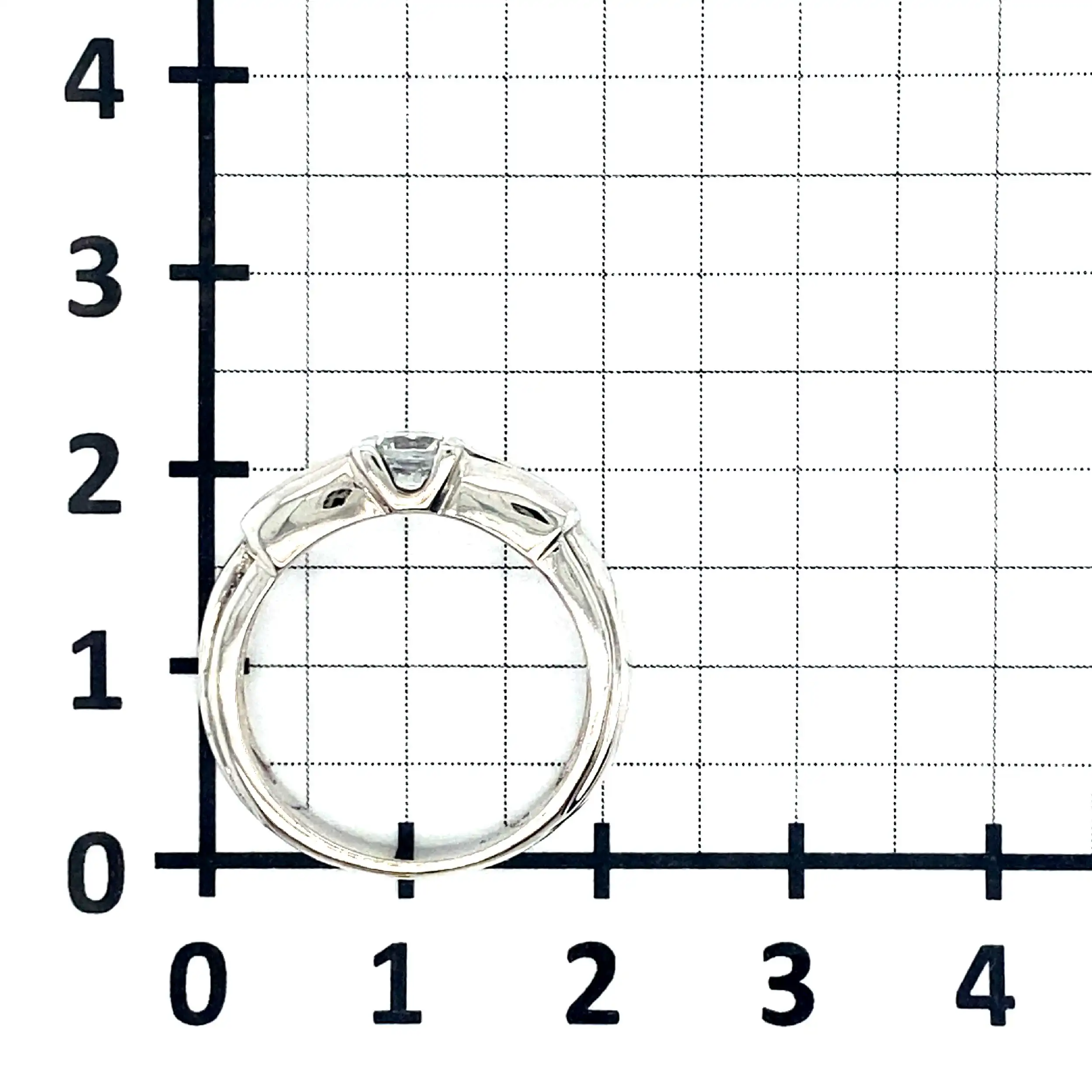 Ring Weißgold mit Zirkonia Ring Weißgold mit Zirkonia