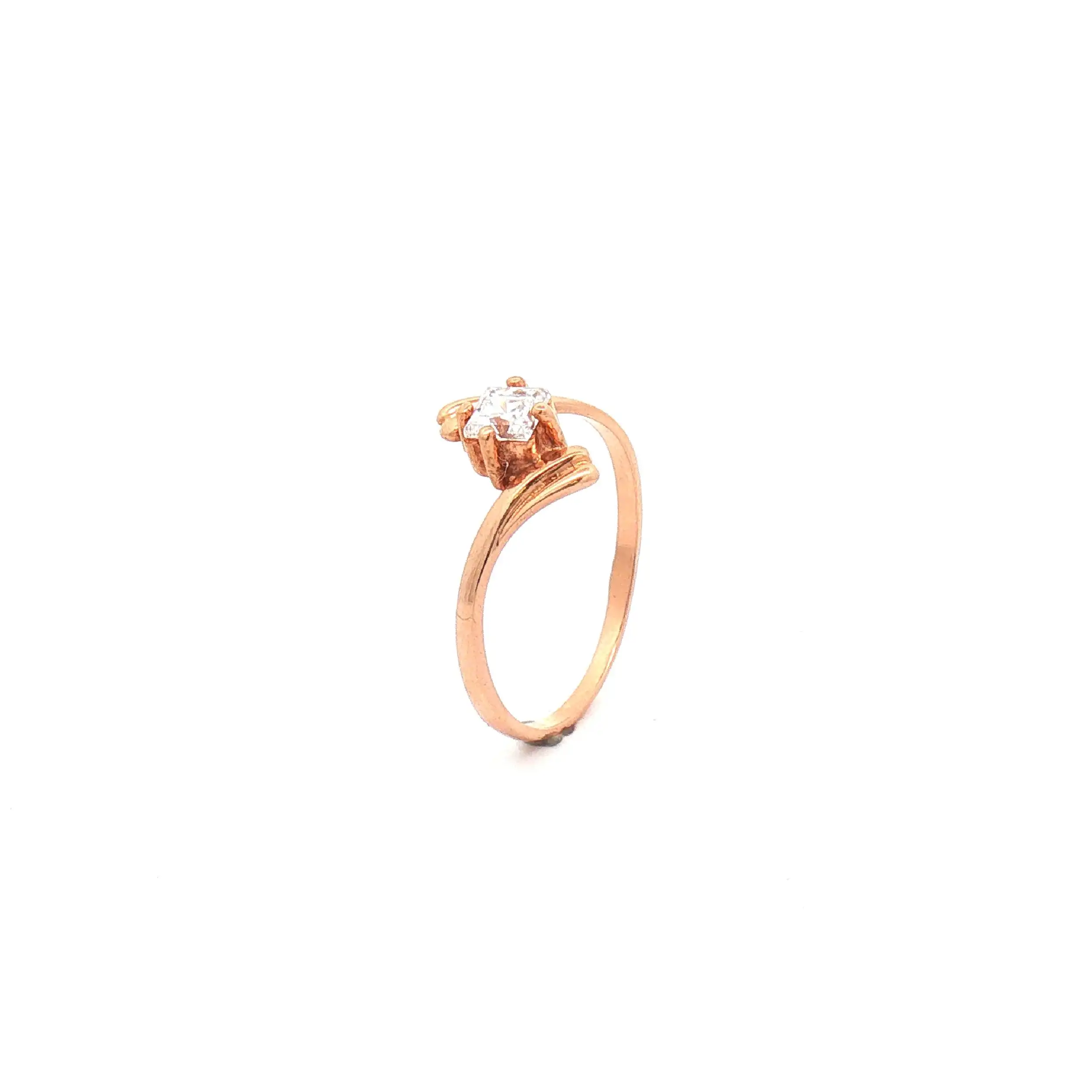 Ring Rotgold mit Zirkonia