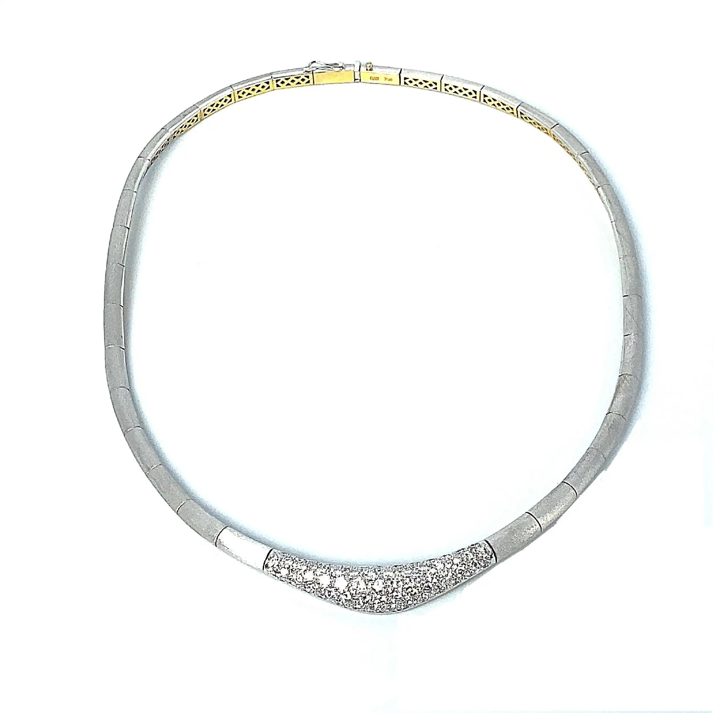 Collier Bicolor mit Brillanten Collier Bicolor mit Brillanten