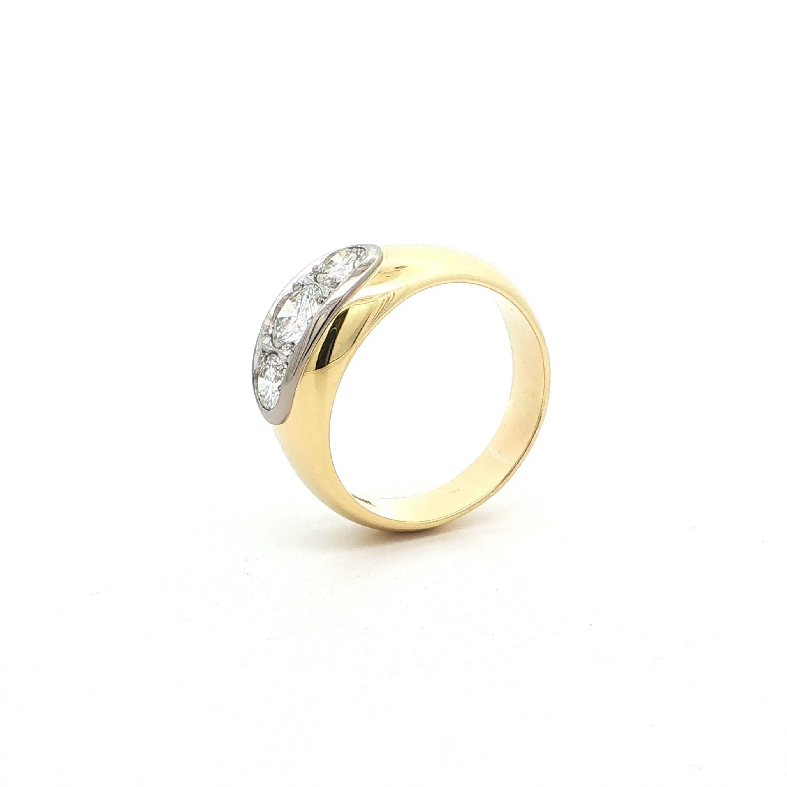 Ring Bicolor mit Brillanten Ring Bicolor mit Brillanten