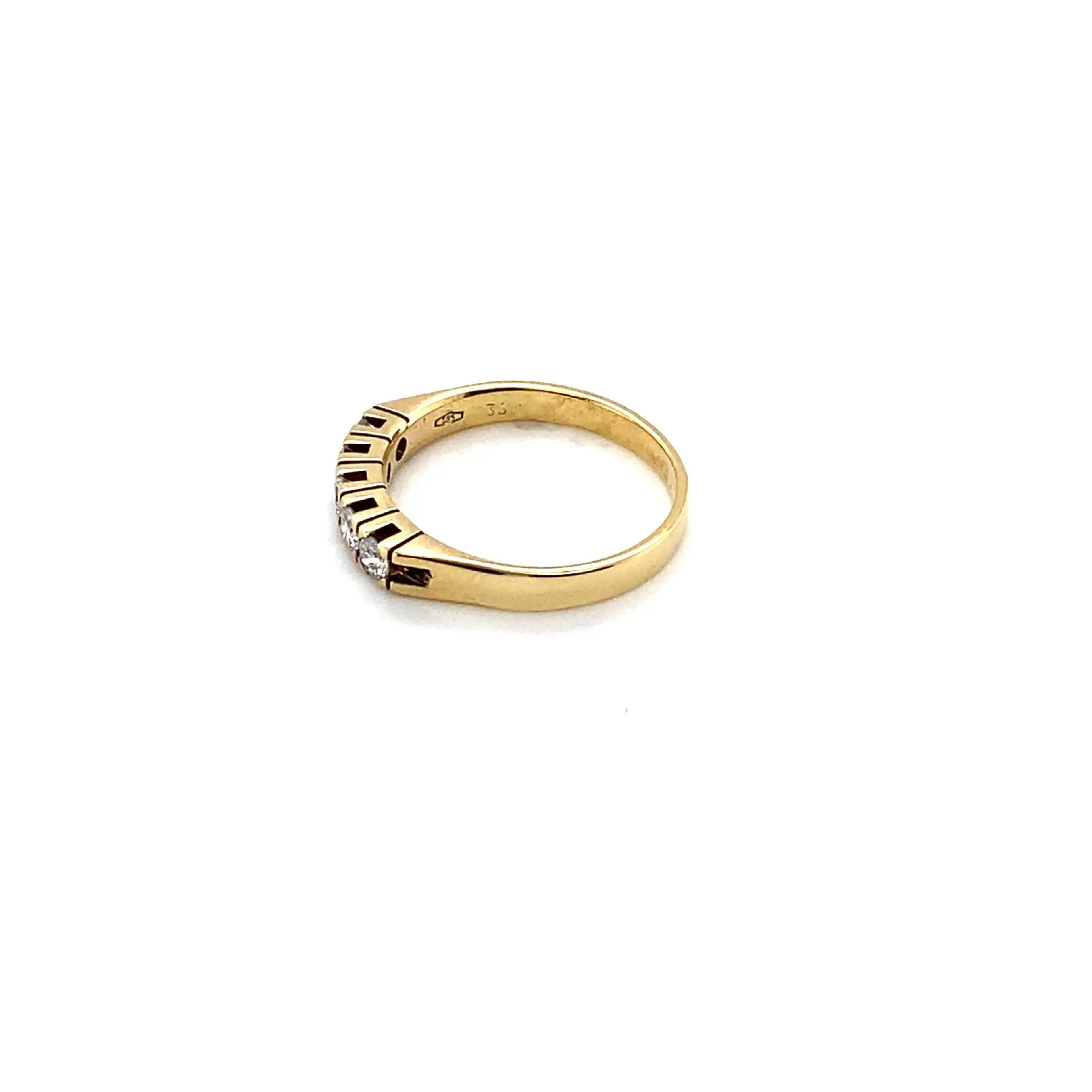 Ring Gelbgold mit Brillanten Ring Gelbgold mit Brillanten