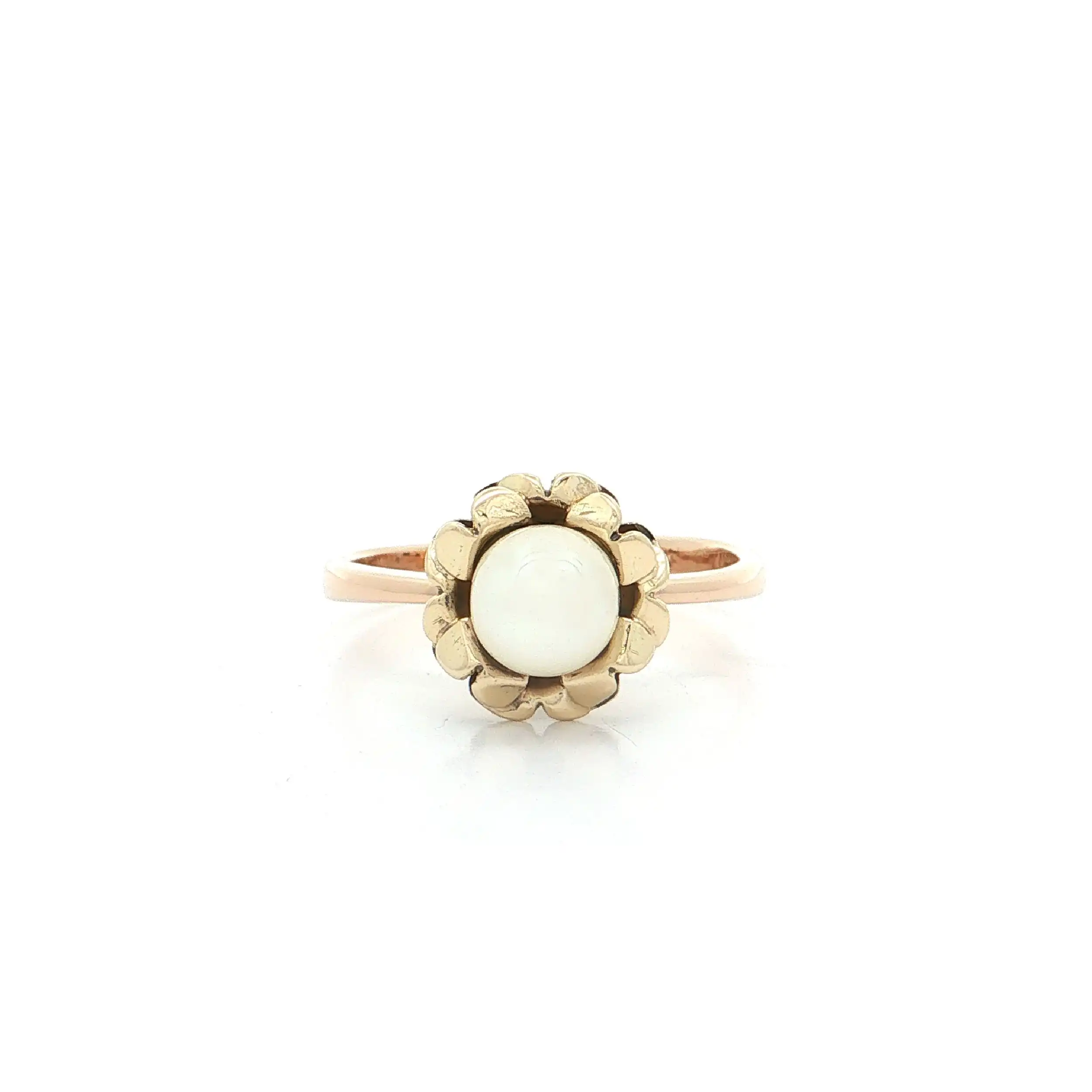 Ring Gelbgold mit Perle