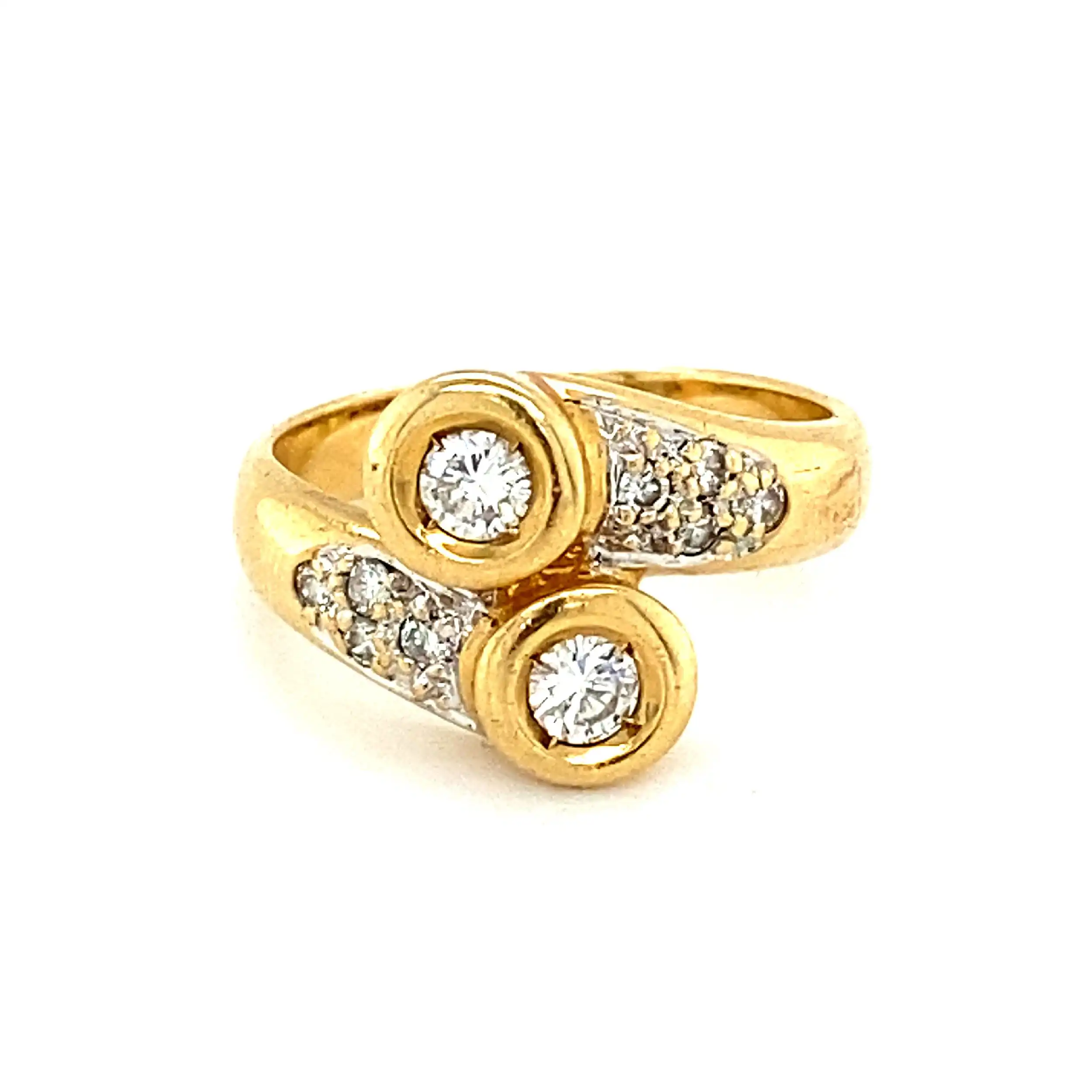 Ring Gelbgold mit Brillanten Ring Gelbgold mit Brillanten