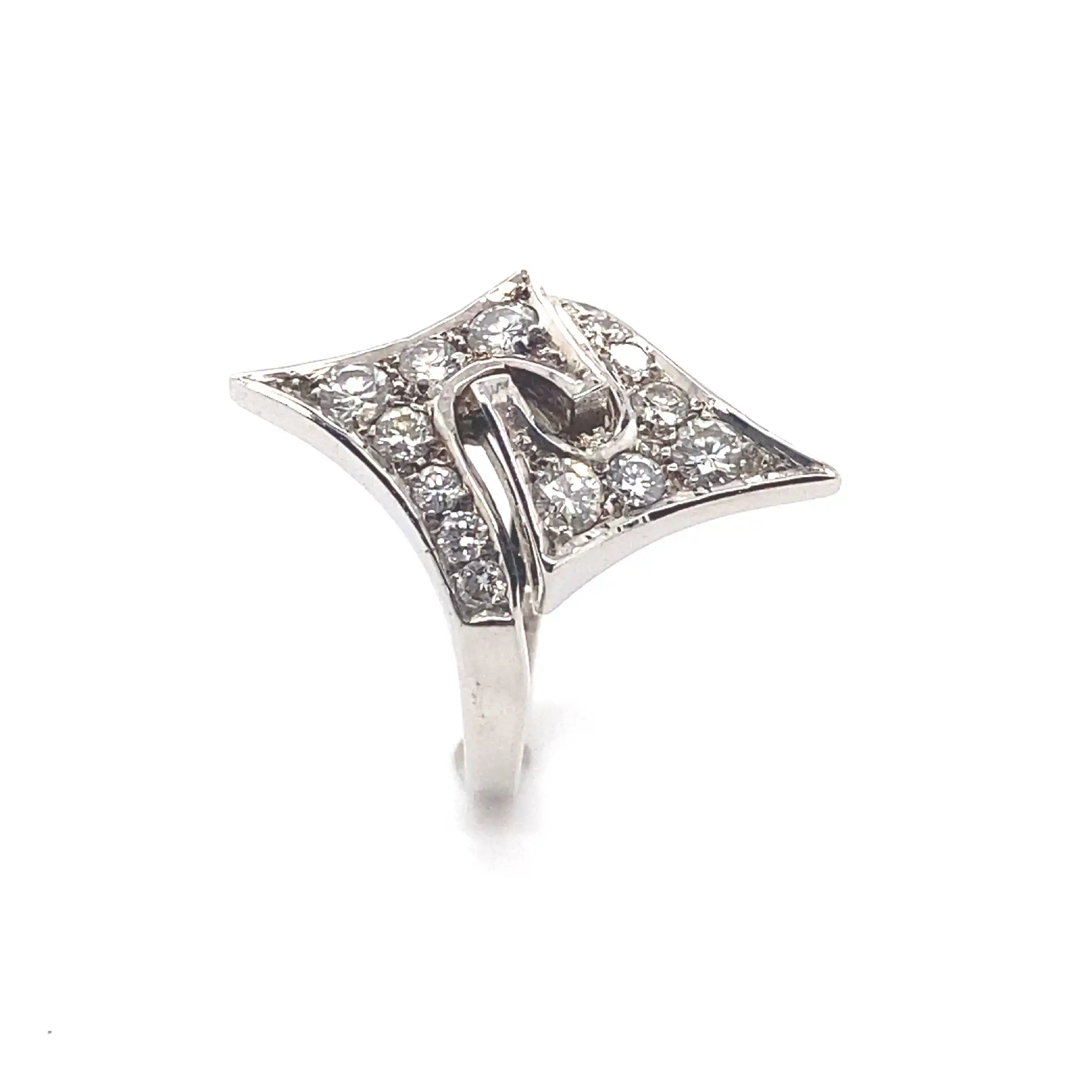 Ring Weißgold mit Brillanten