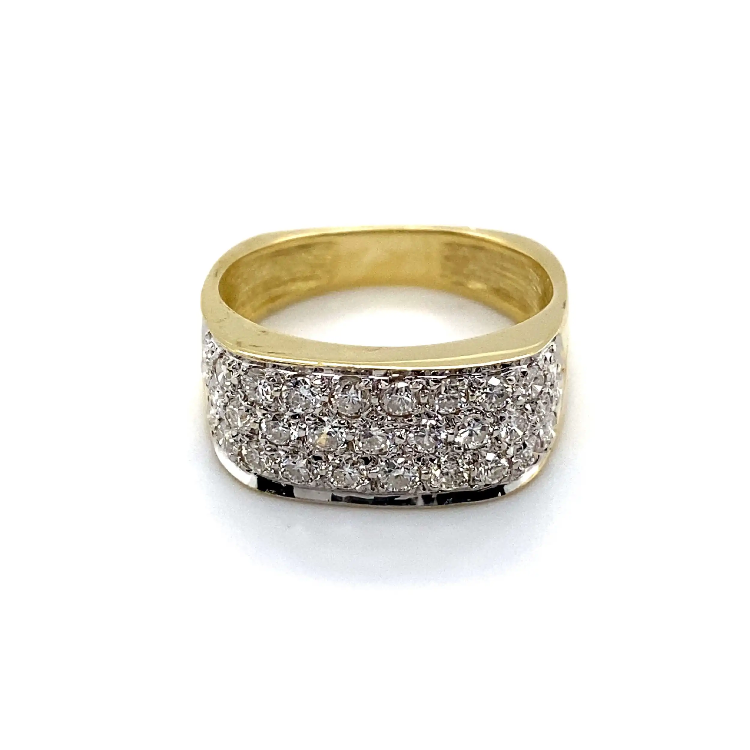 Ring Bicolor mit Brillanten Ring Bicolor mit Brillanten