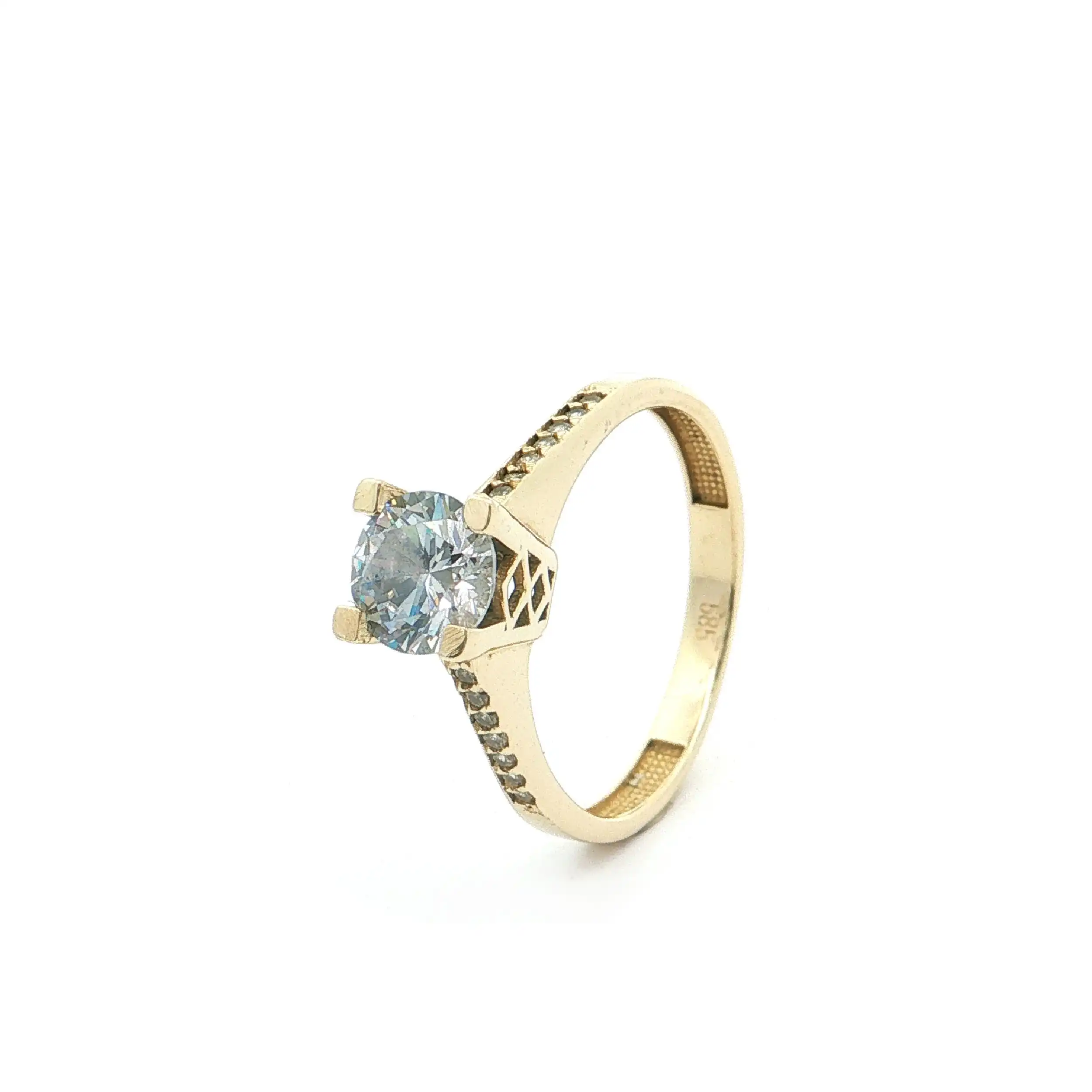 Ring Gelbgold mit Zirkonia