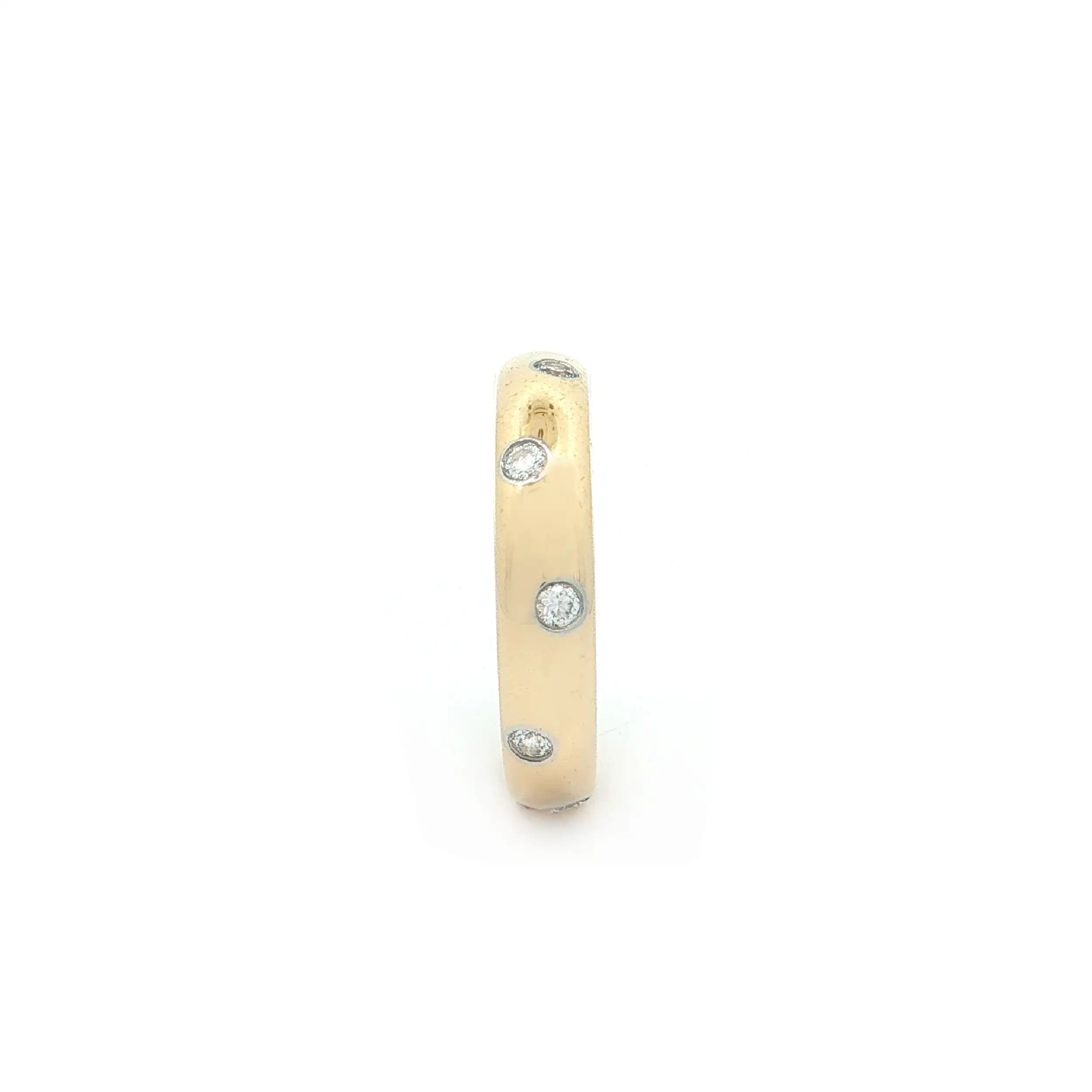 Ring Gelbgold/Platin "Sternenhimmel" mit Brillanten