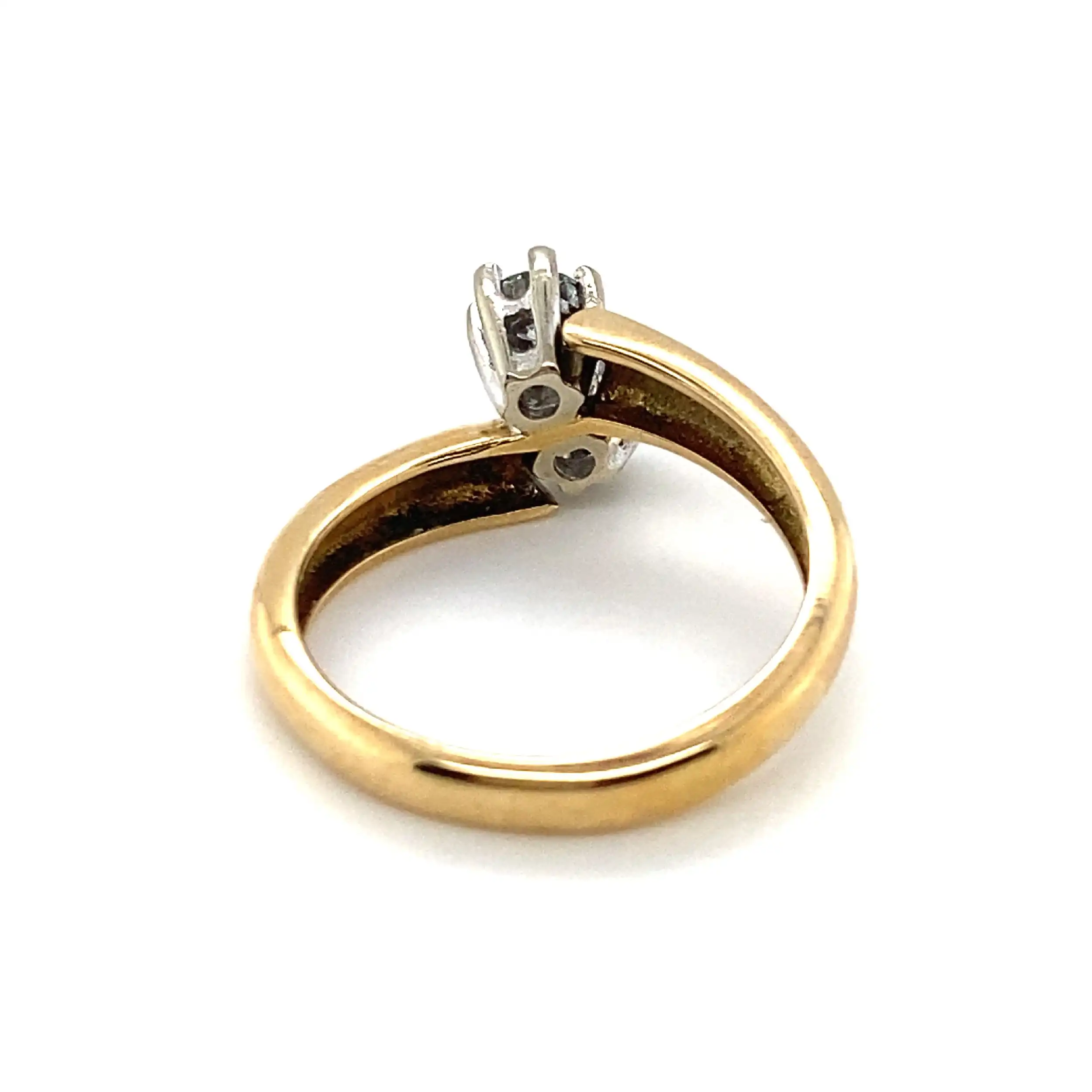 Ring Bicolor mit Brillanten Ring Bicolor mit Brillanten