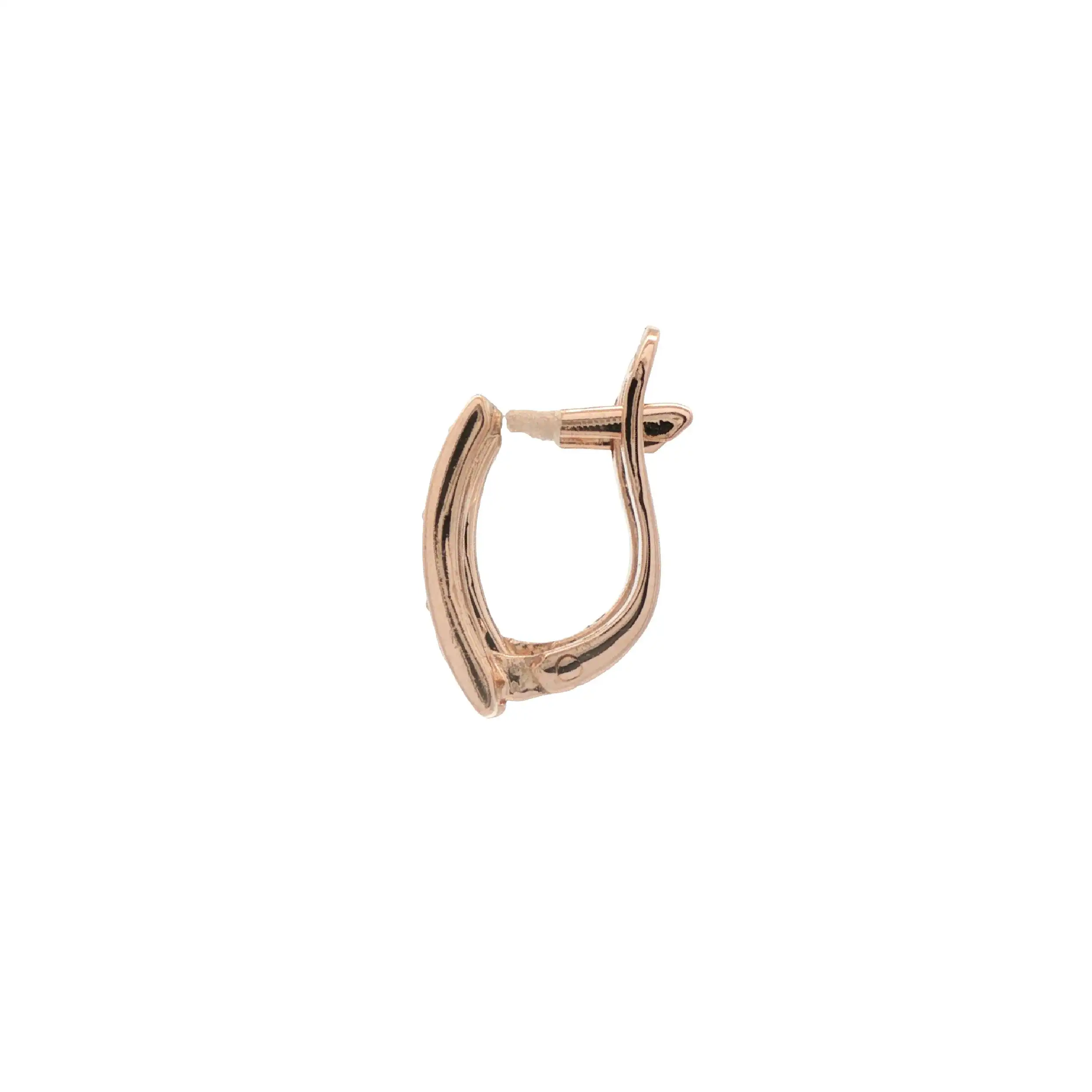 Ohrhänger Rotgold mit Zirkonia