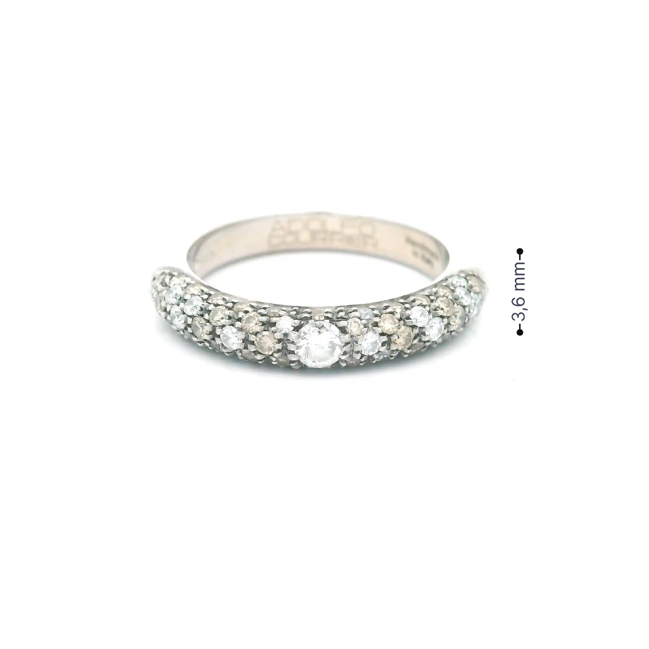 Ring Weißgold mit Brillanten, Adolfo Courrier Ring Weißgold mit Brillanten, Adolfo Courrier