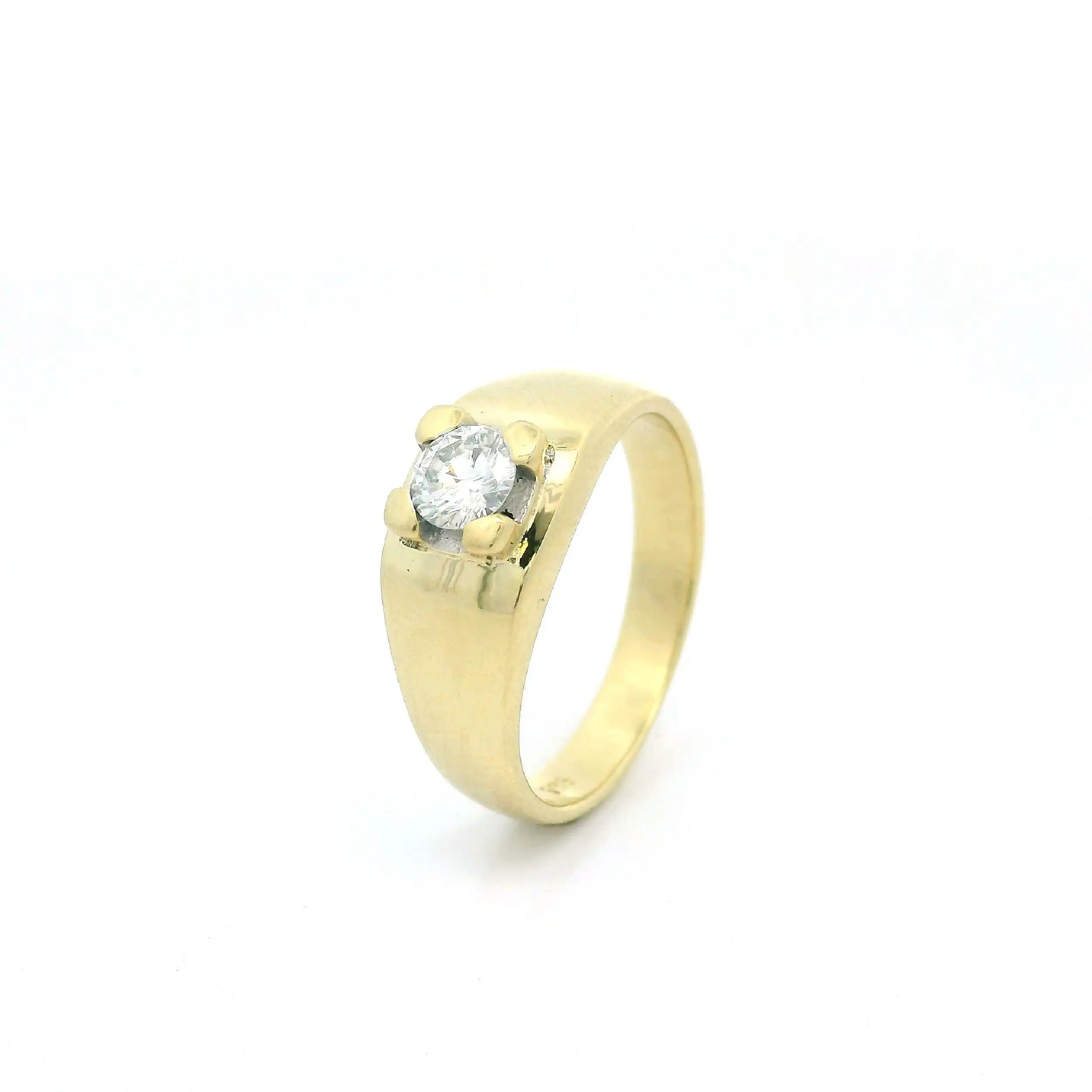 Ring Bicolor mit Brillant