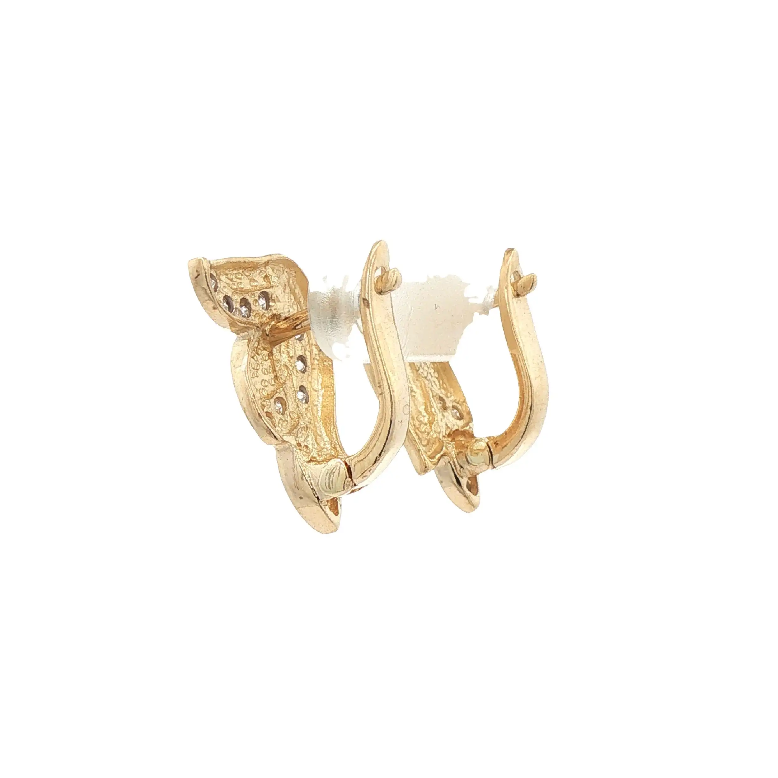 Ohrstecker Bicolor mit Zirkonia Ohrstecker Bicolor mit Zirkonia