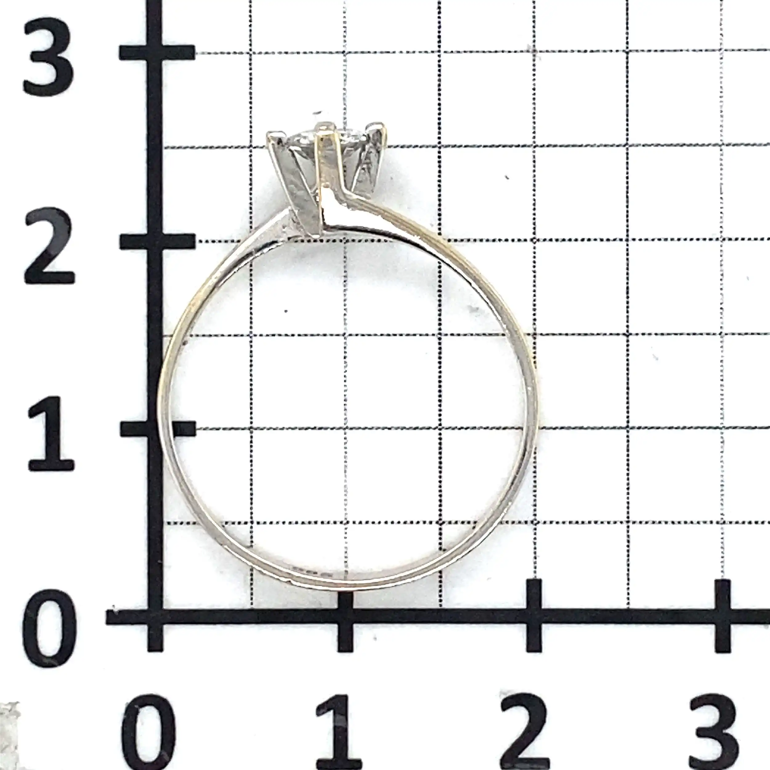 Ring Weißgold mit Brillant Solitär Ring Weißgold mit Brillant Solitär