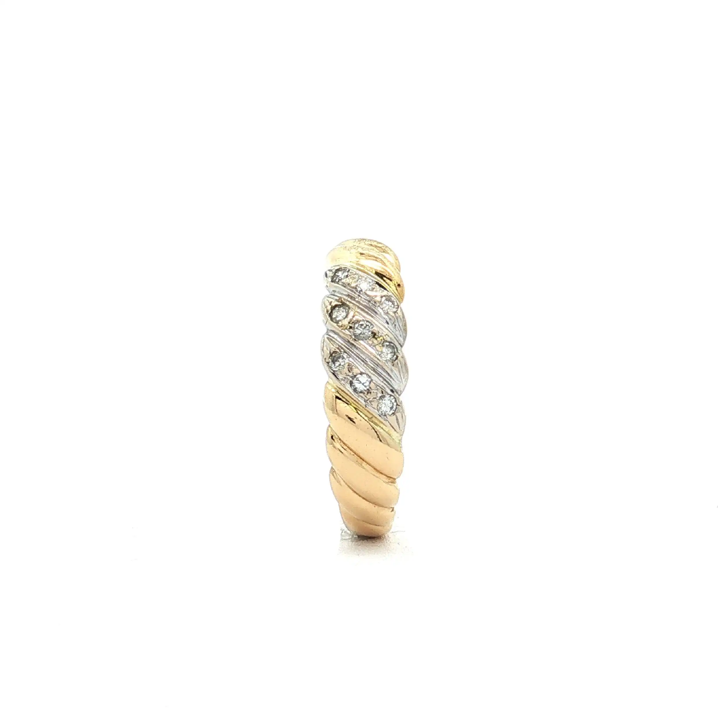 Ring Bicolor mit Brillanten Ring Bicolor mit Brillanten