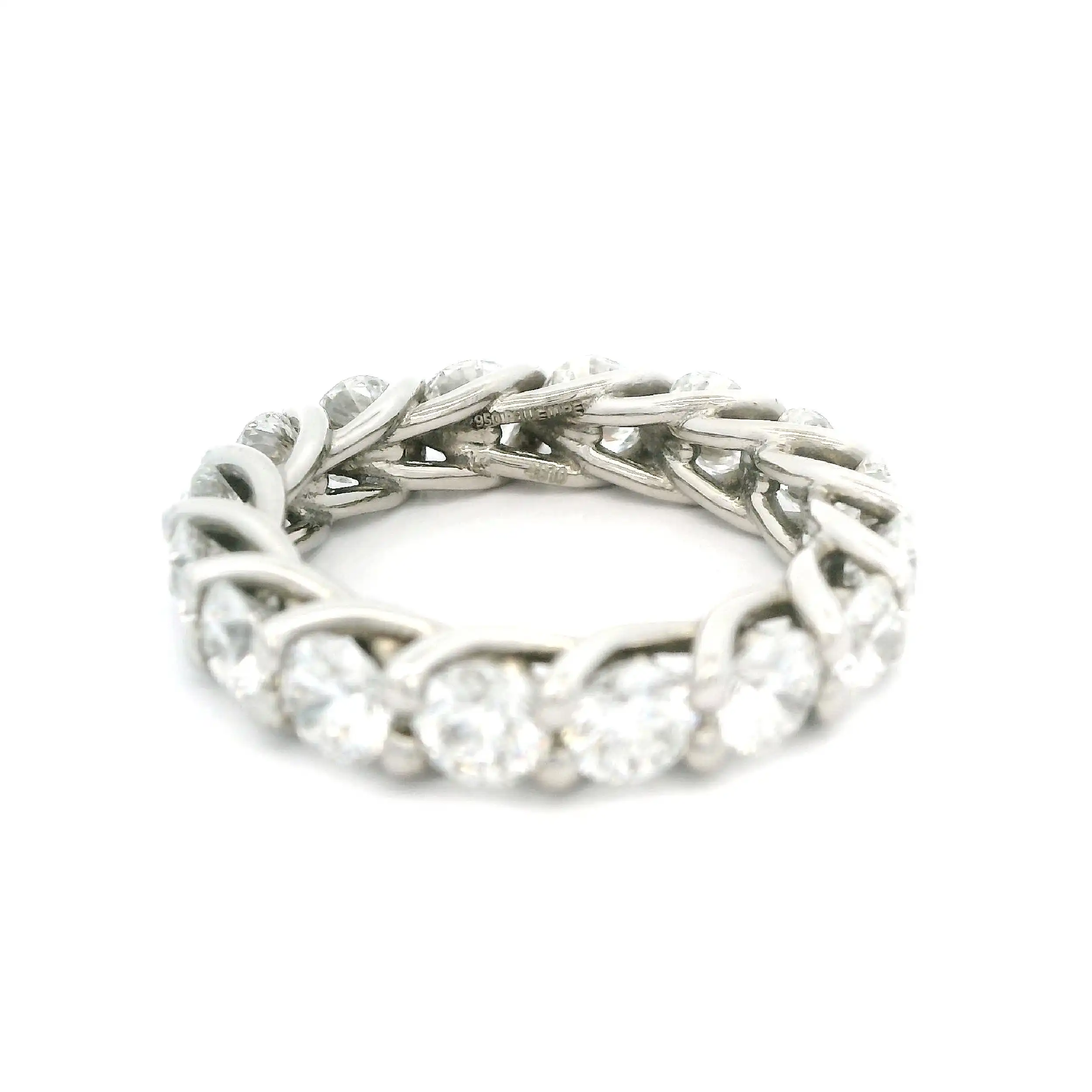 Ring Platin mit Brillanten, Wempe Zertifikat Ring Platin mit Brillanten, Wempe Zertifikat