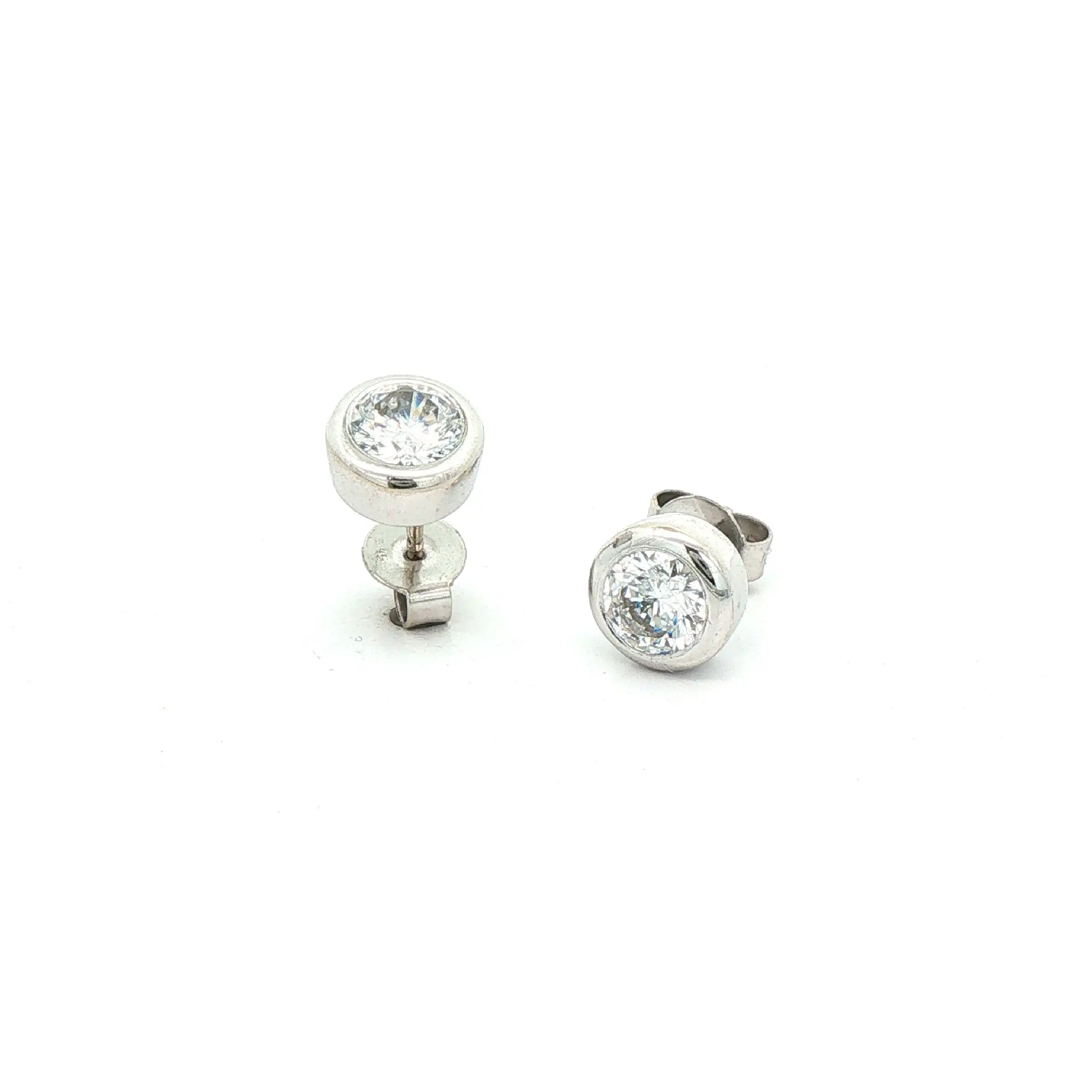 Ohrstecker Weißgold mit Zirkonia Ohrstecker Weißgold mit Zirkonia