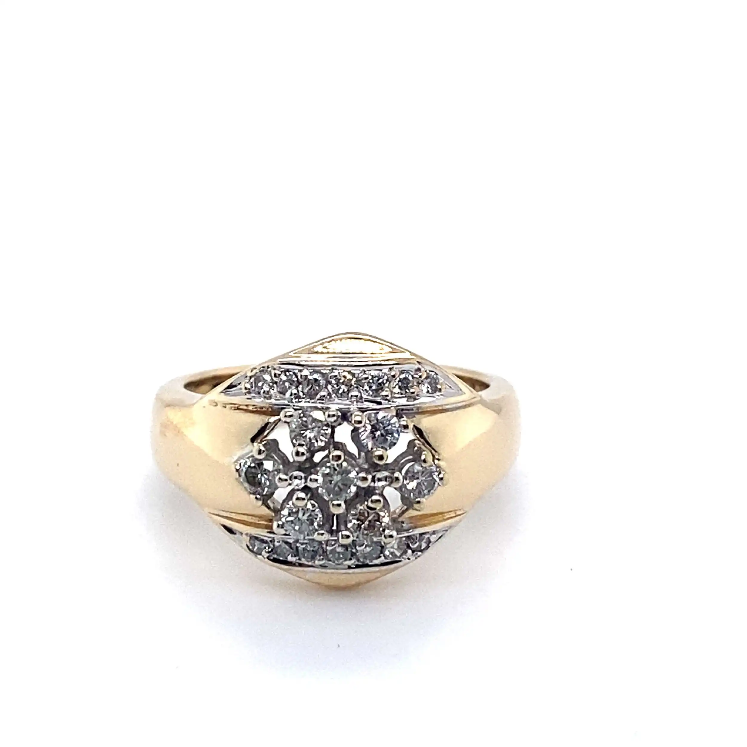 Ring Gelbgold mit Brillanten Ring Gelbgold mit Brillanten