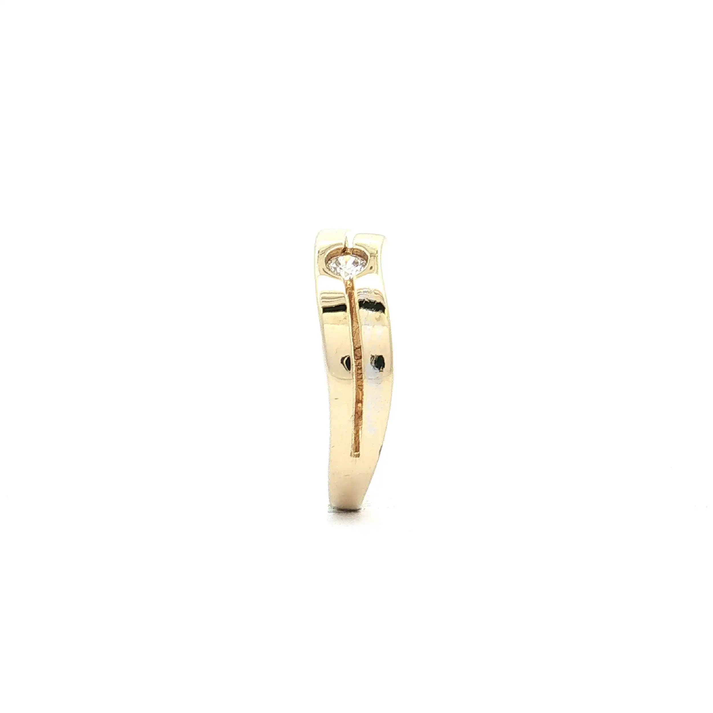 Ring Gelbgold mit Zirkonia