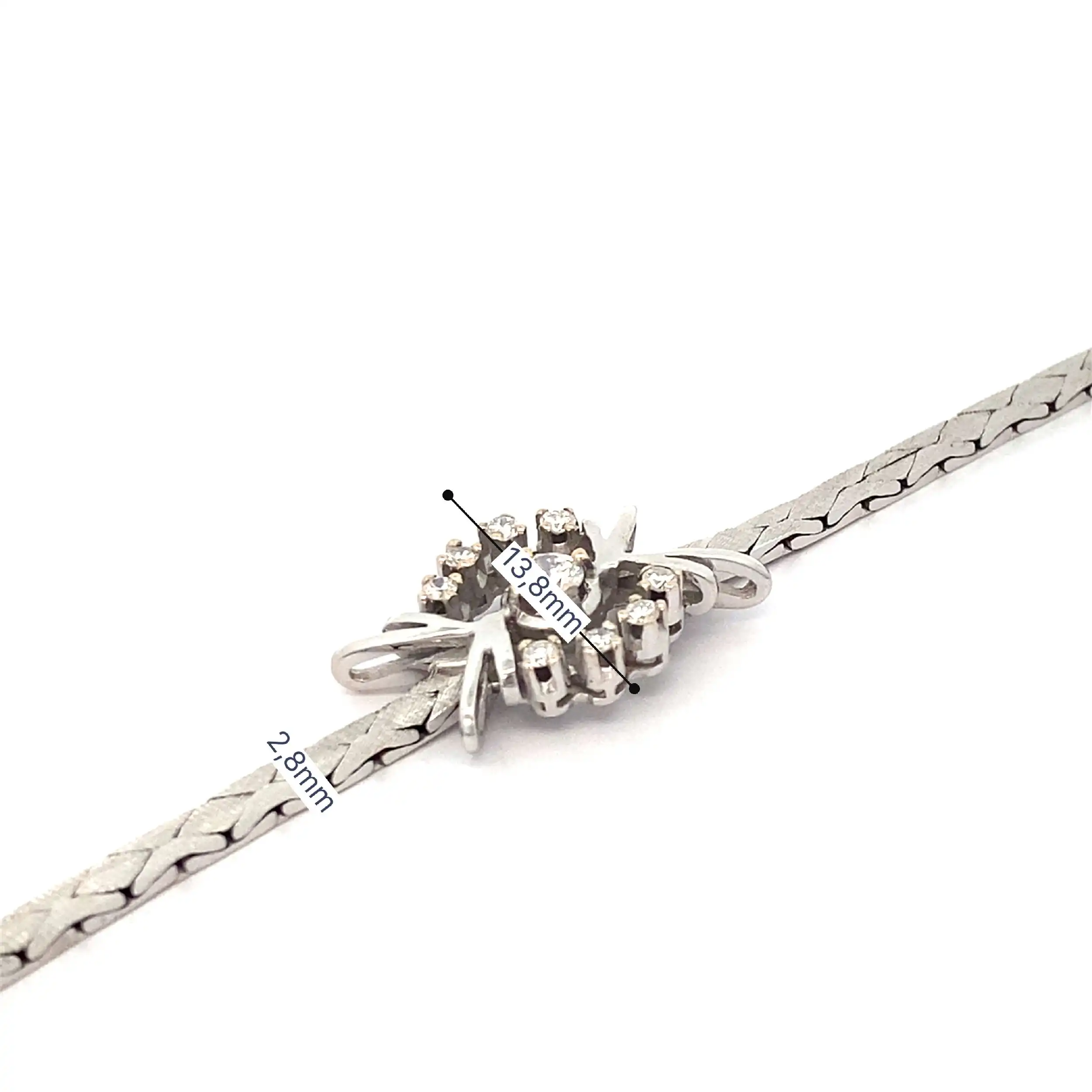Armband Weißgold mit Brillanten Armband Weißgold mit Brillanten
