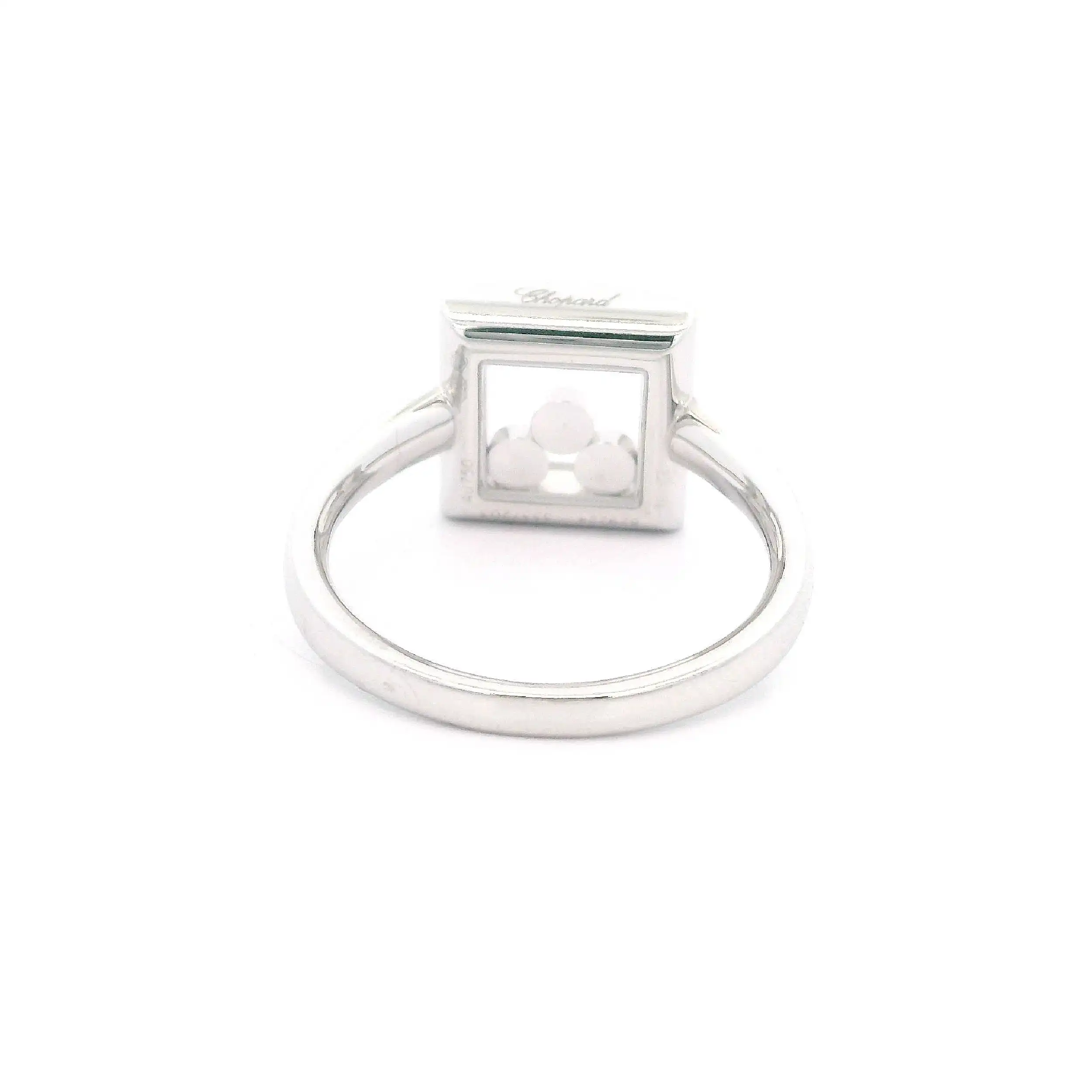 Ring Weißgold Chopard Happy Diamonds mit Box und Papieren Ring Weißgold Chopard Happy Diamonds mit Box und Papieren