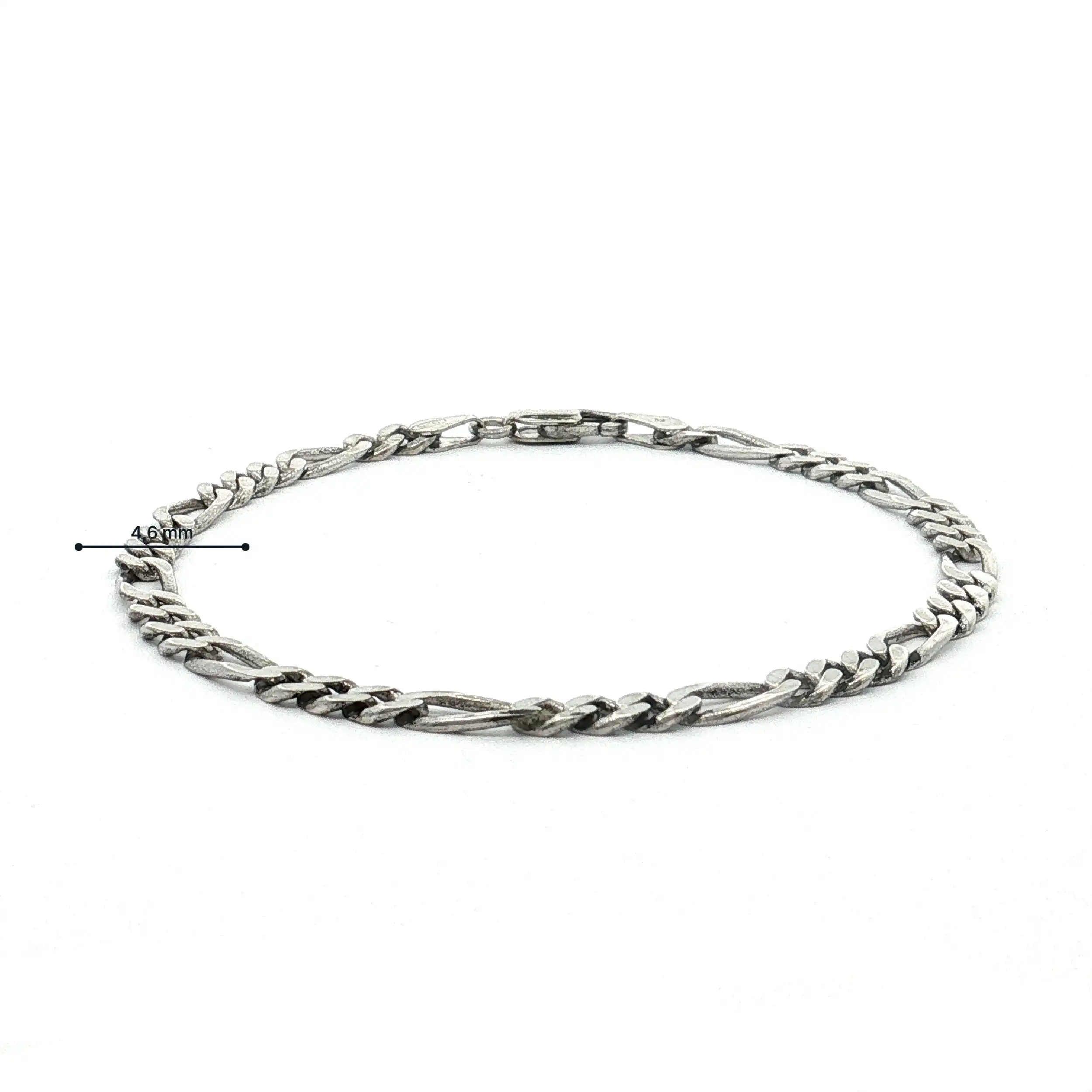 Figaroarmband Silber
