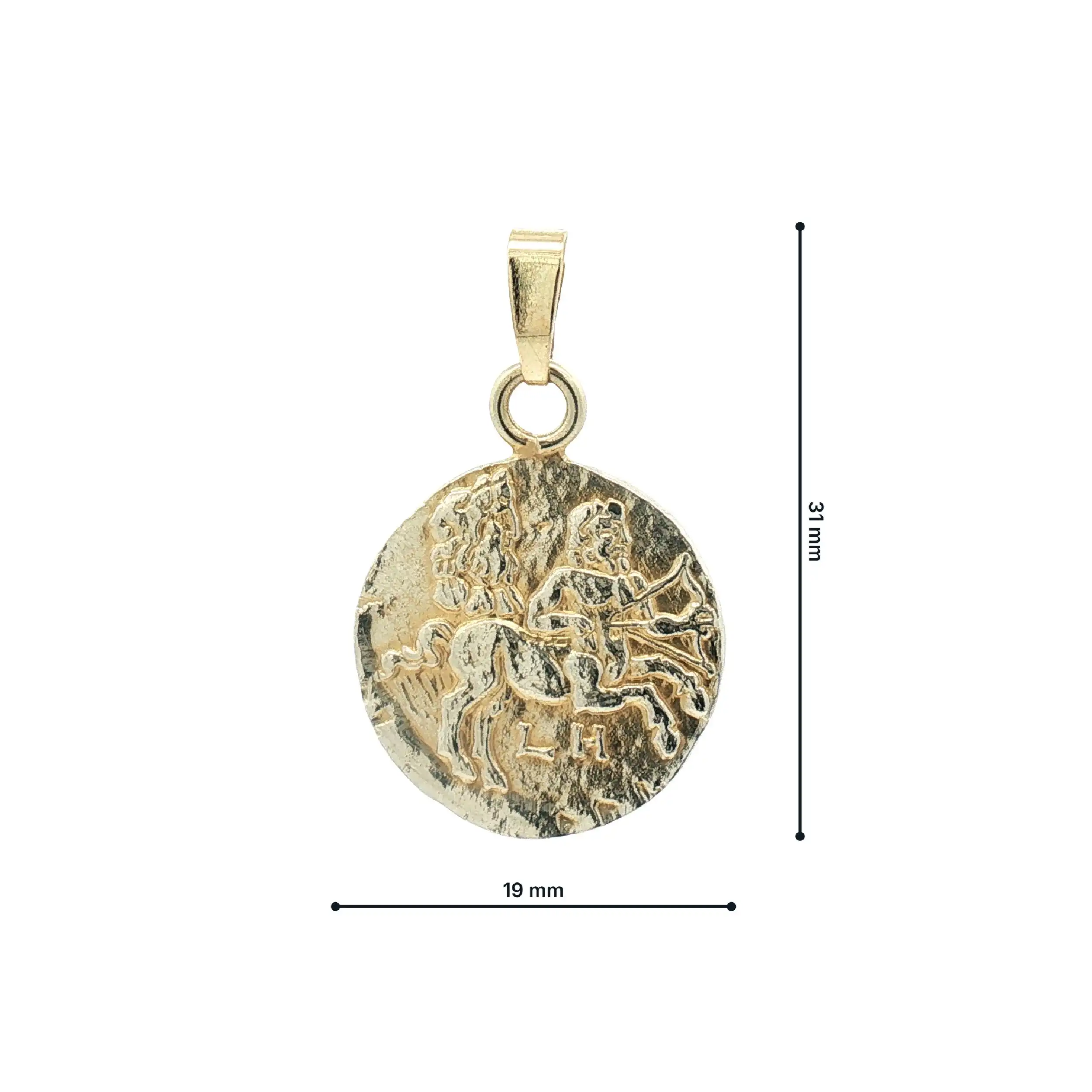 Anhänger Münzart Gelbgold