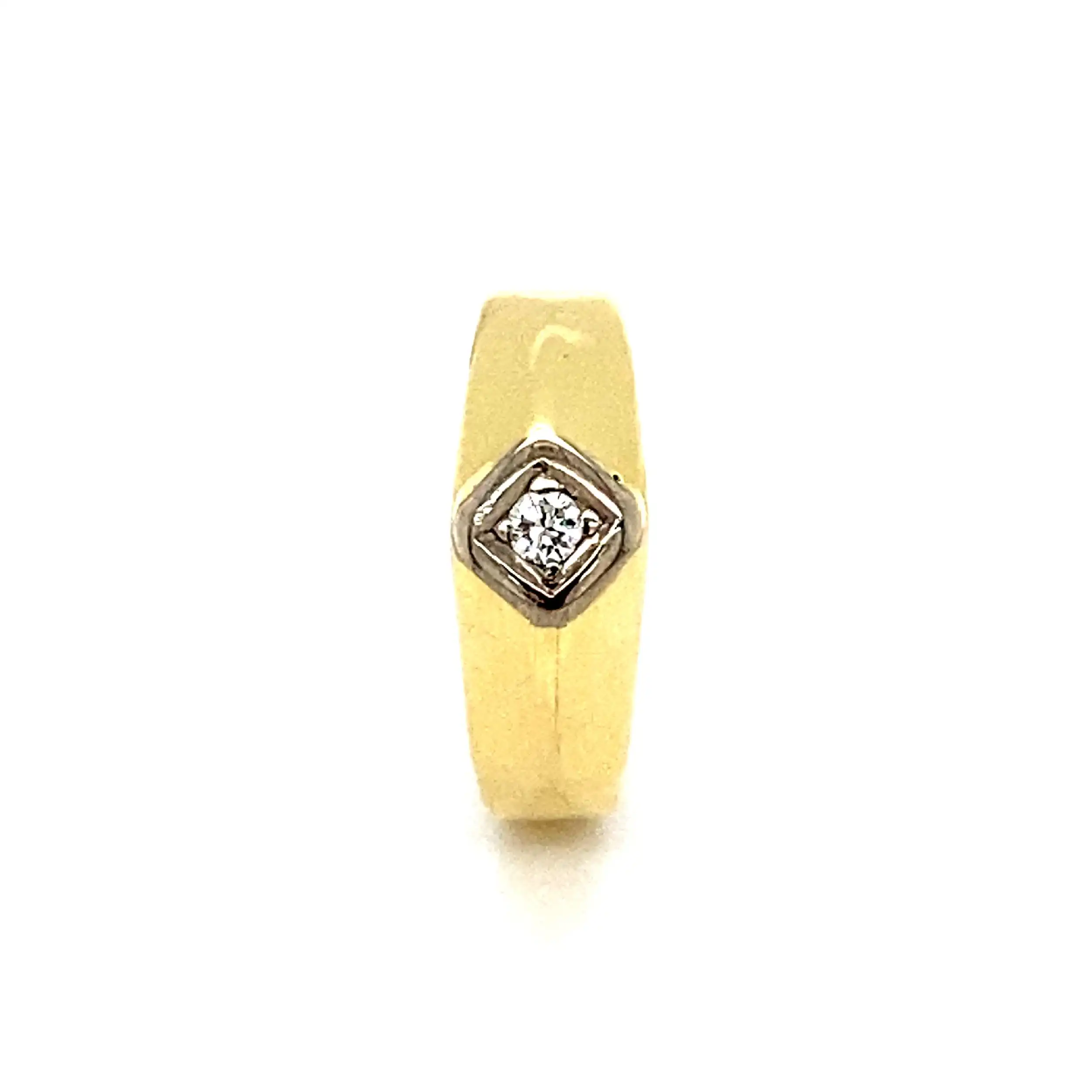 Ring Bicolor mit Brillant Ring Bicolor mit Brillant