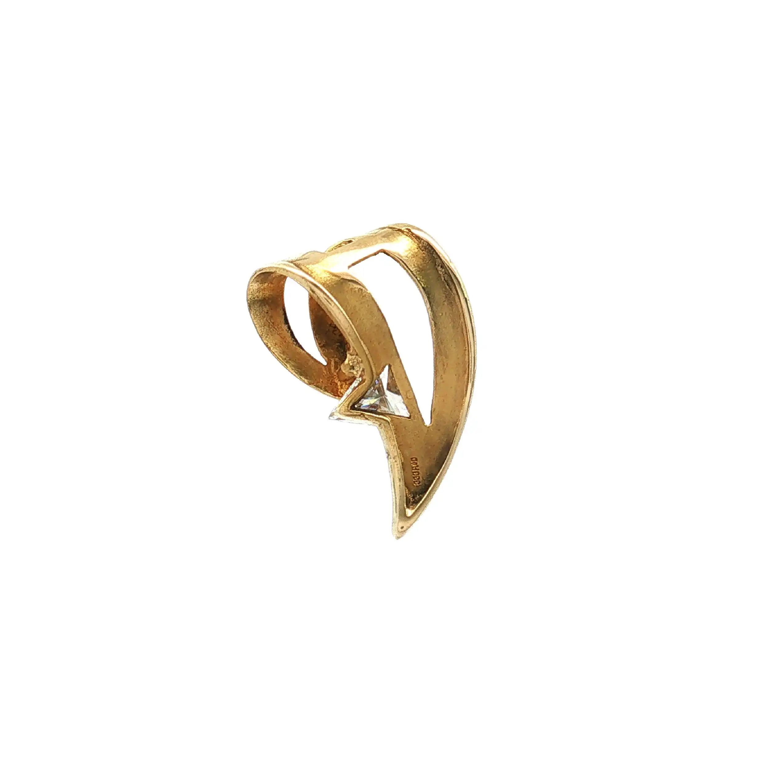 Anhänger Gelbgold mit Zirkonia Anhänger Gelbgold mit Zirkonia
