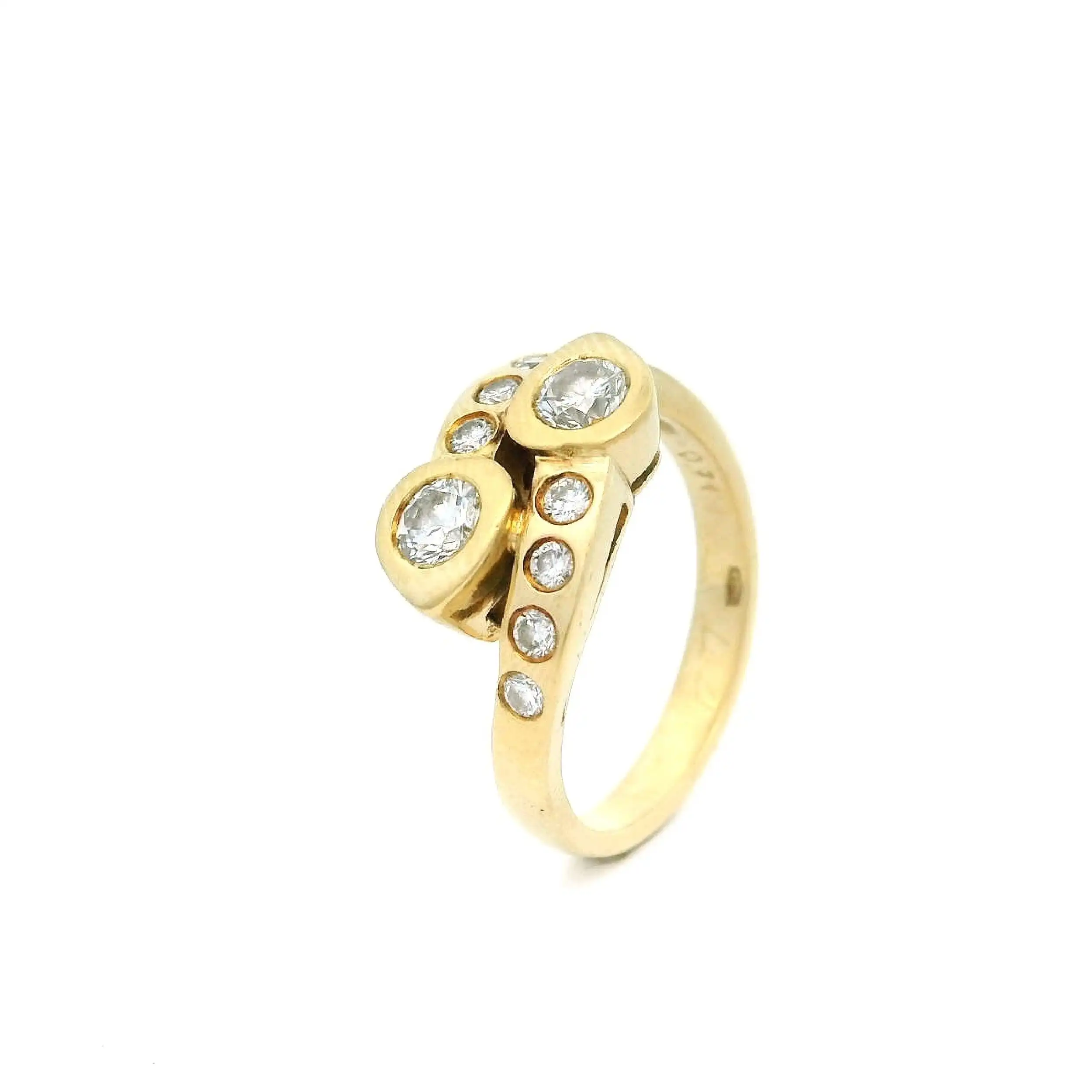Ring Gelbgold mit Brillanten Ring Gelbgold mit Brillanten