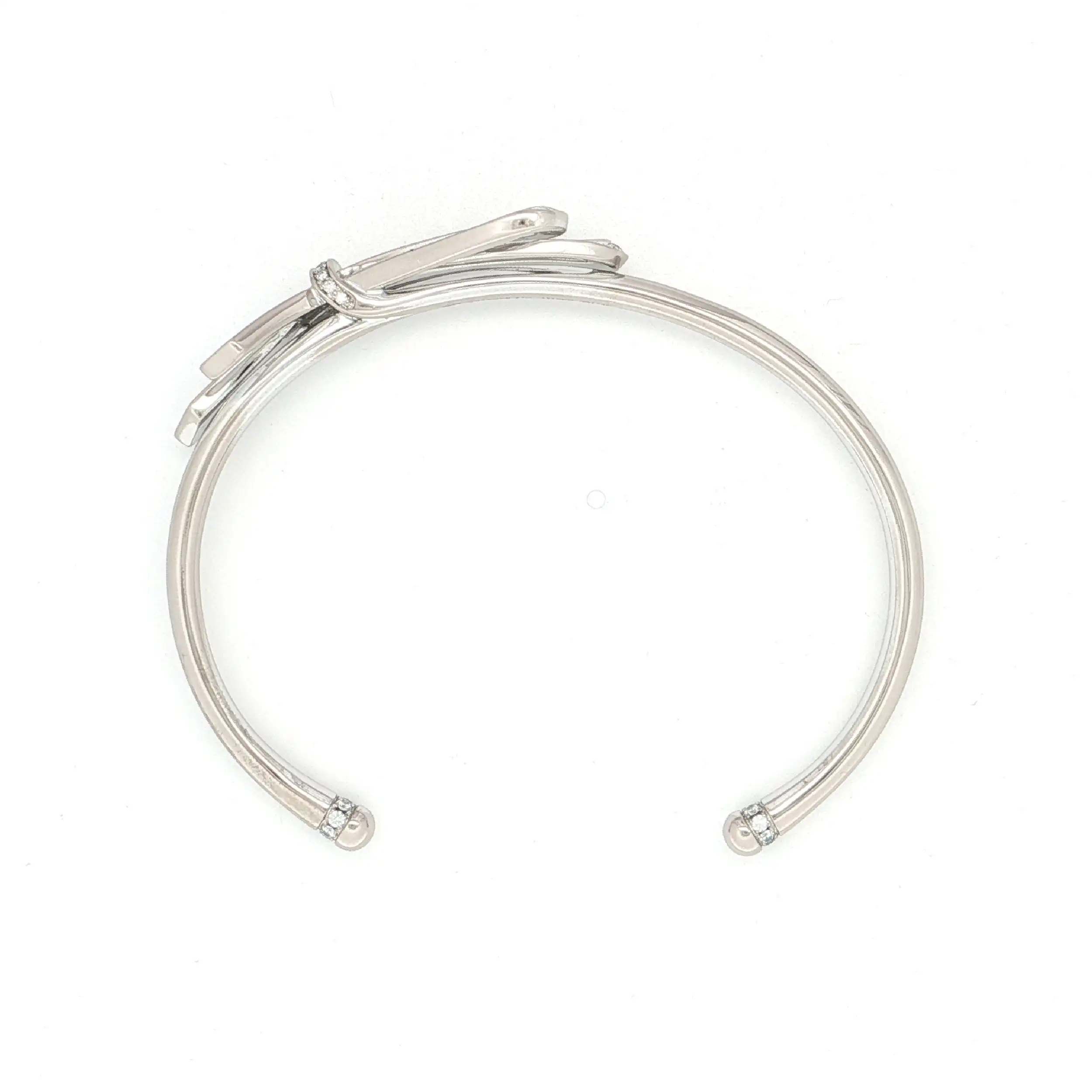 Armreif Weißgold "Schleife" mit Brillanten "Tiffany & Co." Bow Cuff Bracelett Armreif Weißgold "Schleife" mit Brillanten "Tiffany & Co." Bow Cuff Bracelett