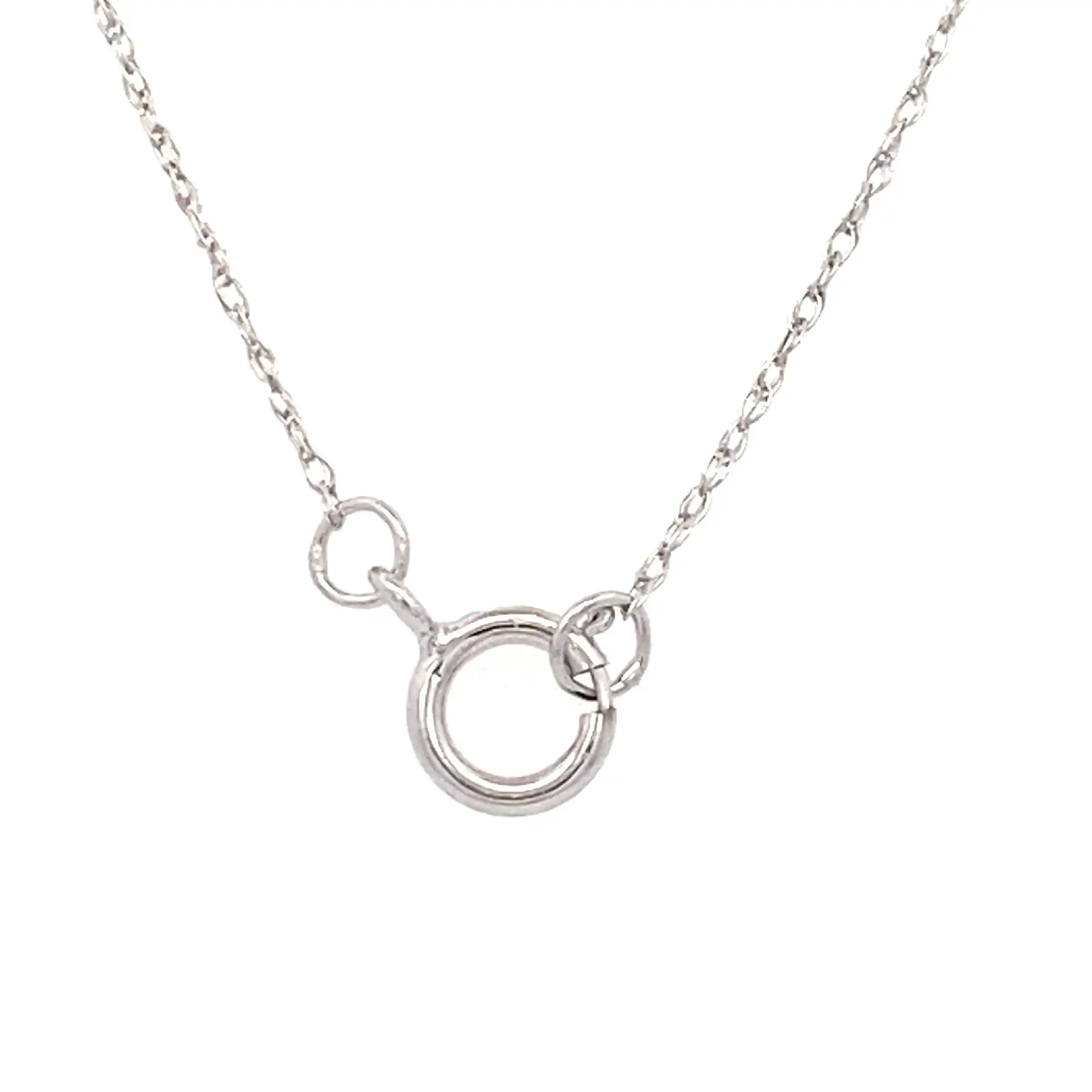Brillantcollier Weißgold mit Kreisen Brillantcollier Weißgold mit Kreisen