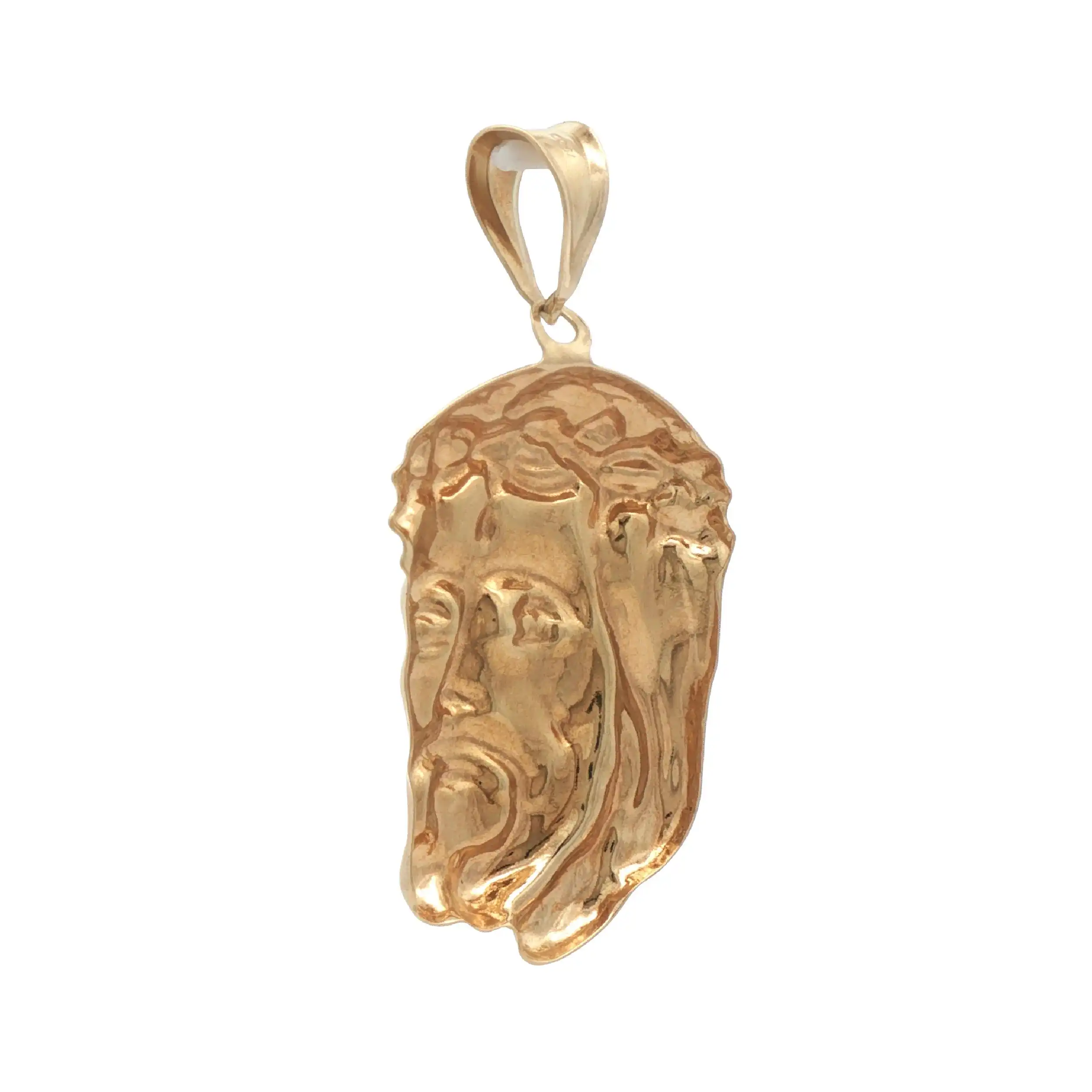 Anhänger Gelbgold Jesuskopf