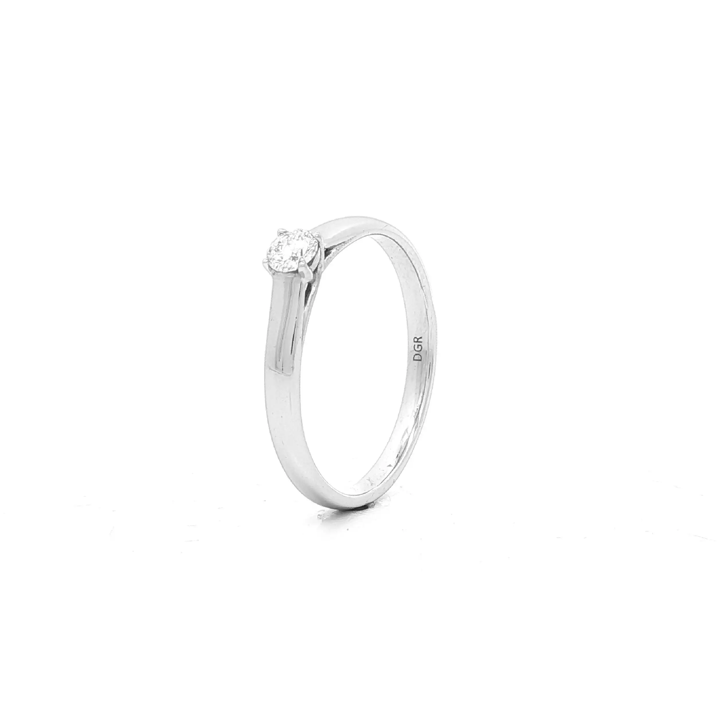 Solitärring Weißgold mit Brillant Solitärring Weißgold mit Brillant