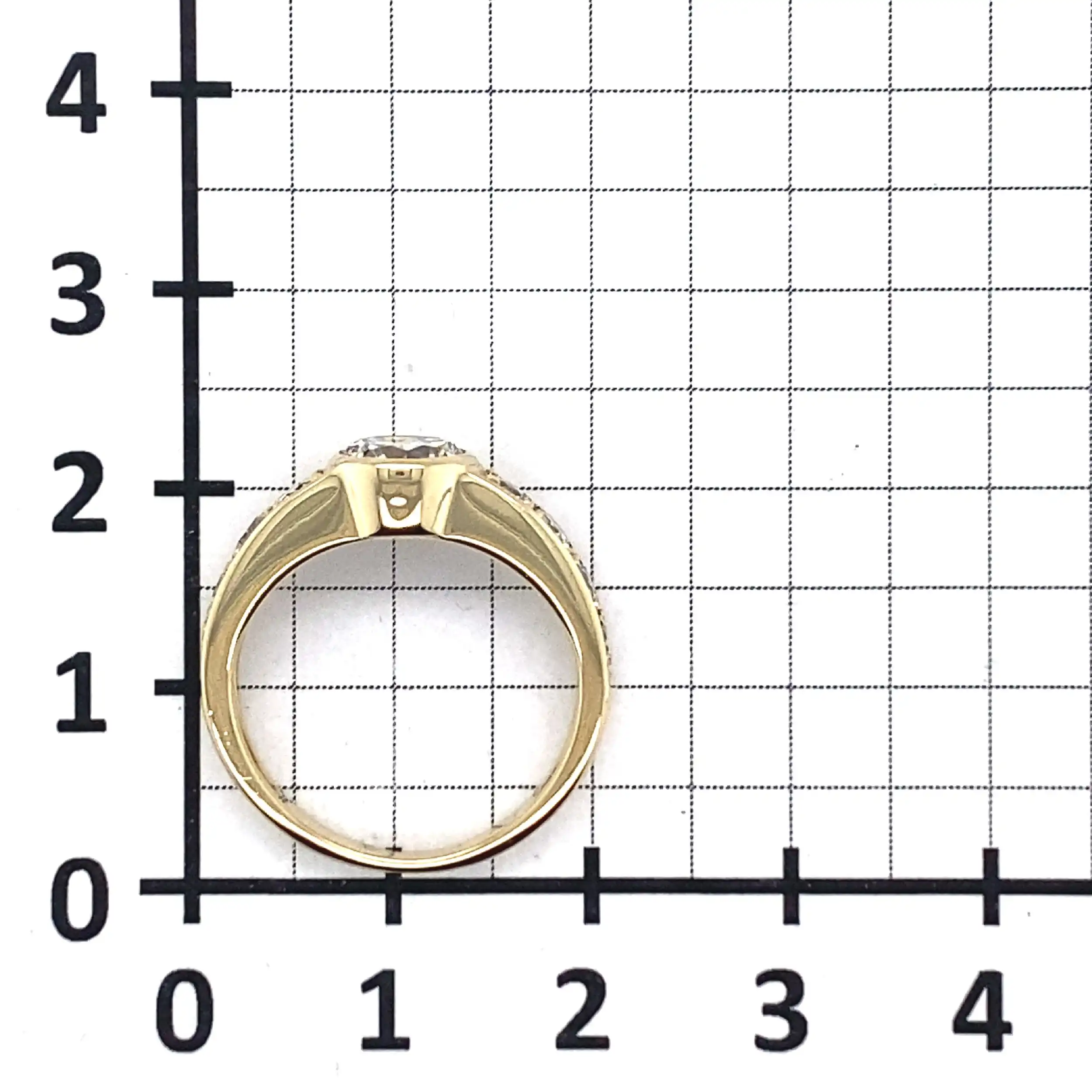 Ring Gelbgold mit Brillanten Ring Gelbgold mit Brillanten