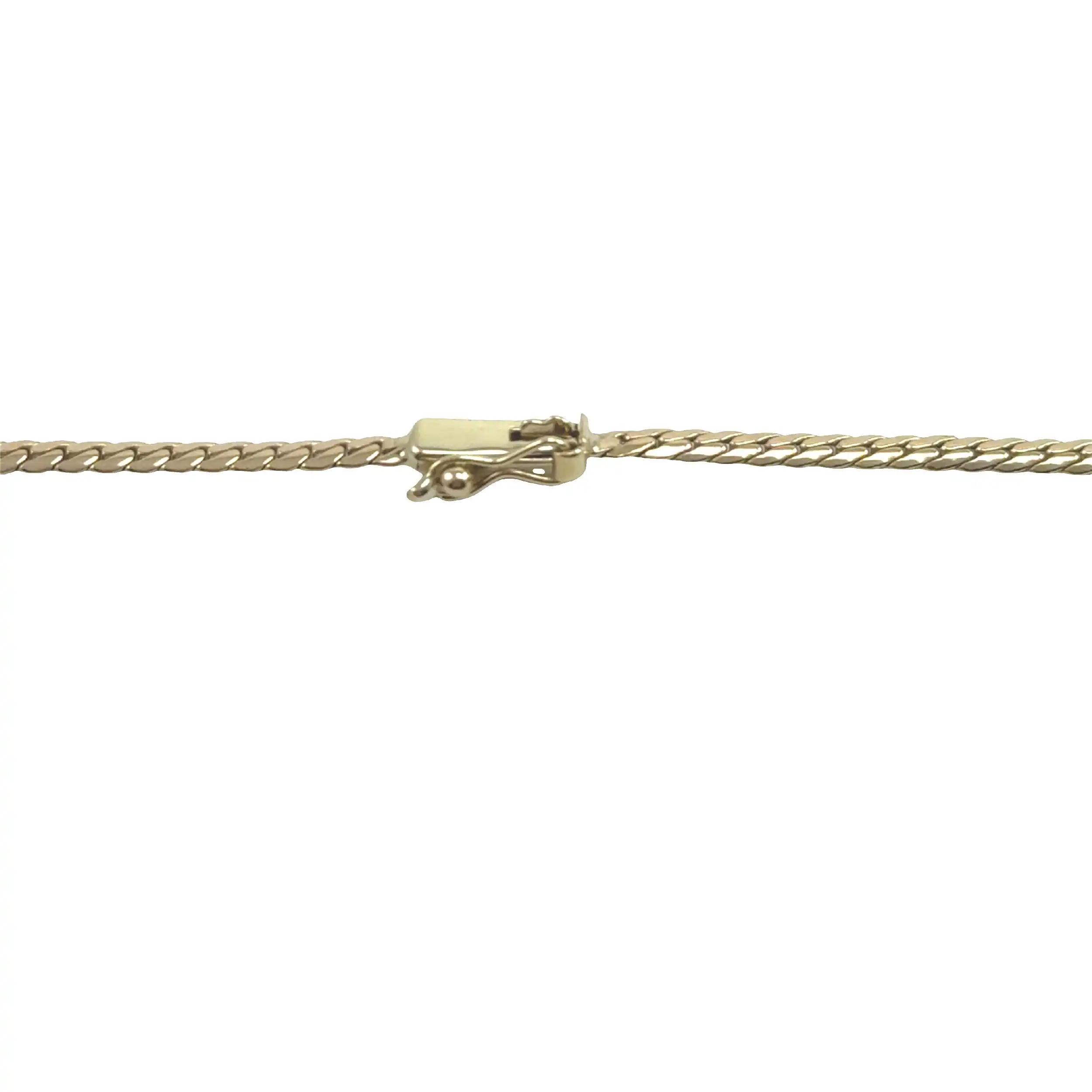 Panzercollier Gelbgold mit Brillant Panzercollier Gelbgold mit Brillant
