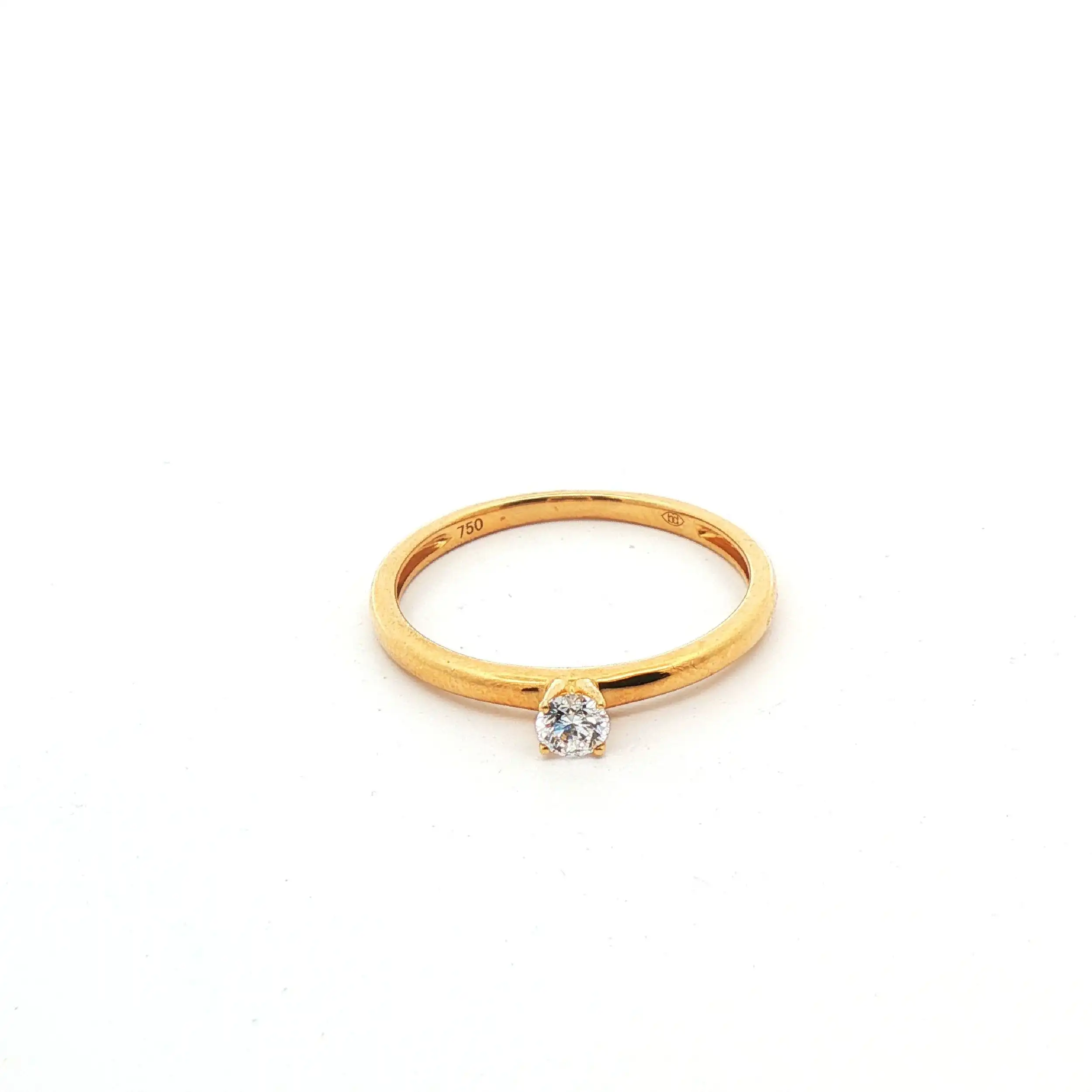 Solitärring Gelbgold mit Brillant 0,20ct Solitärring Gelbgold mit Brillant 0,20ct