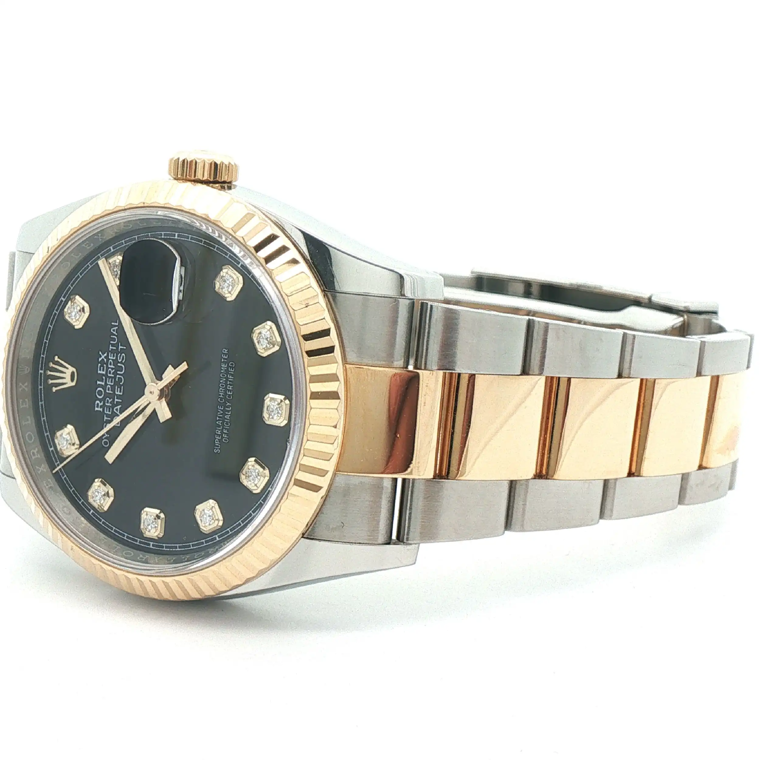 Damenuhr Rolex Datejust Bicolor mit Diamant Ziffernblatt Damenuhr Rolex Datejust Bicolor mit Diamant Ziffernblatt