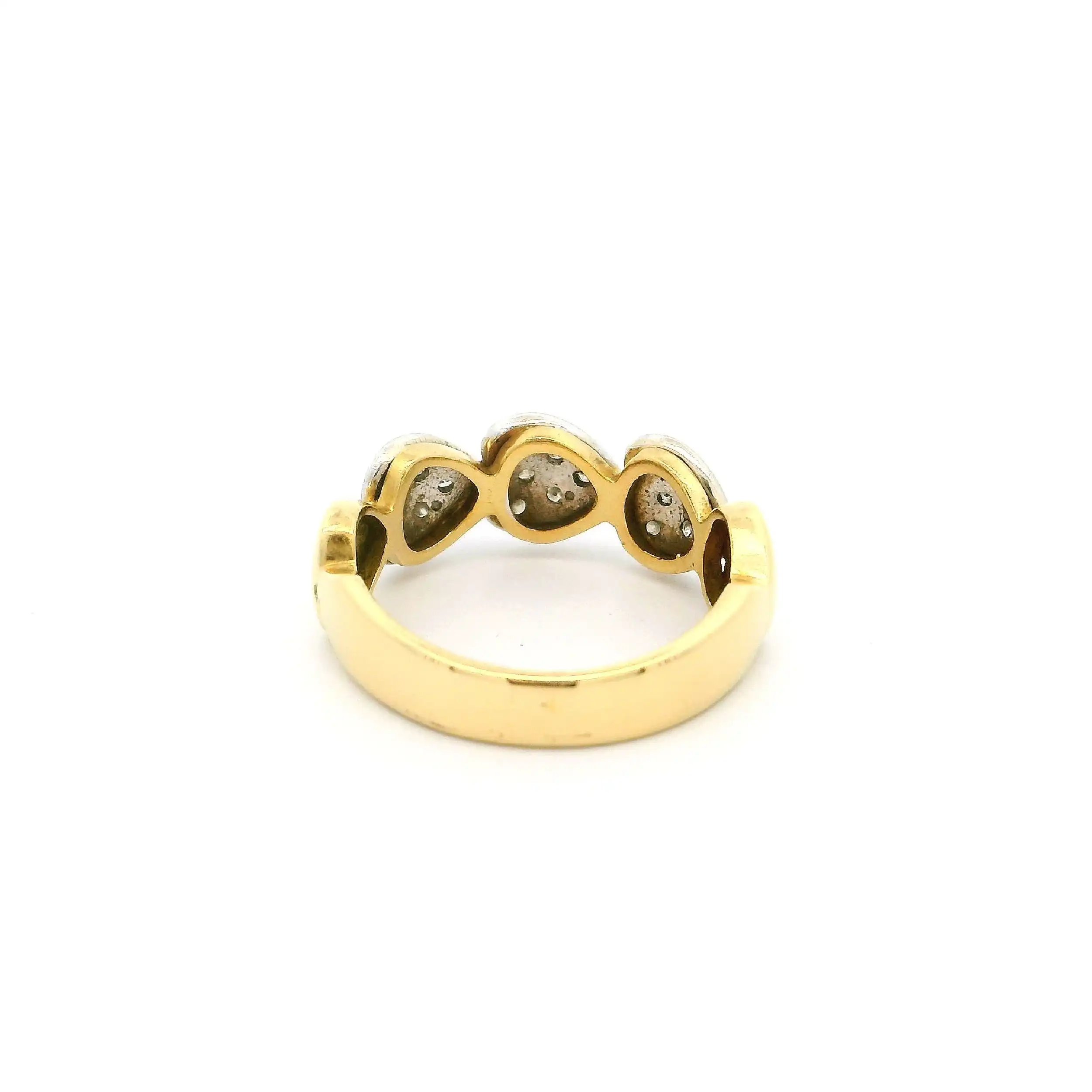 Ring Bicolor Herzen mit Brillanten von Wempe