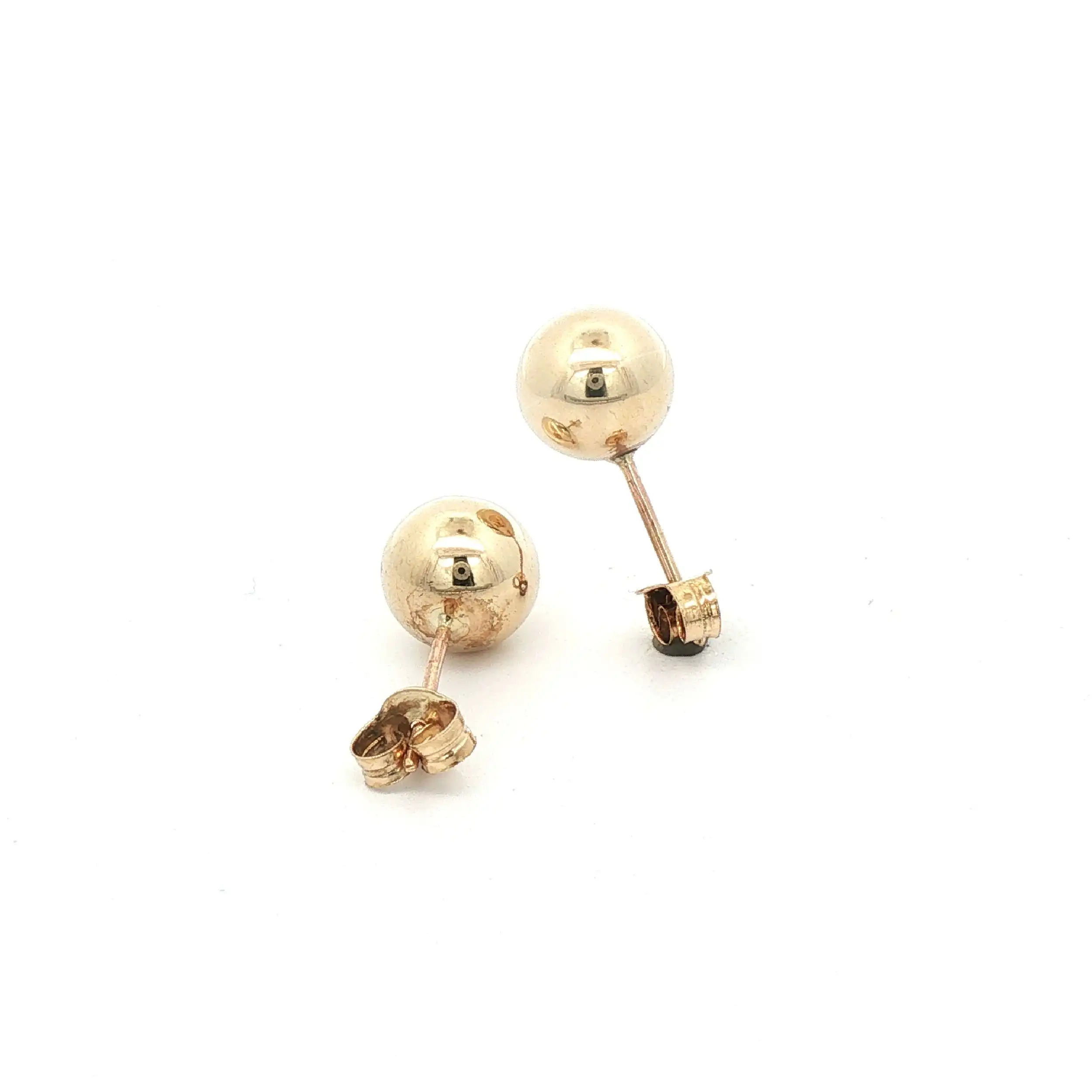 Ohrstecker Gelbgold Kugel Ohrstecker Gelbgold Kugel