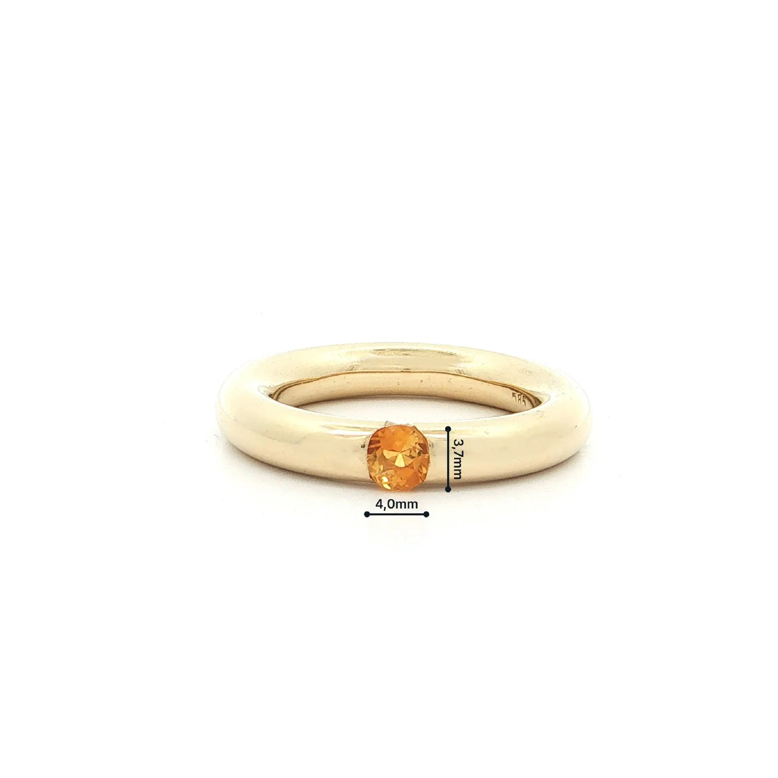 Ring Gelbgold mit Citrin Ring Gelbgold mit Citrin
