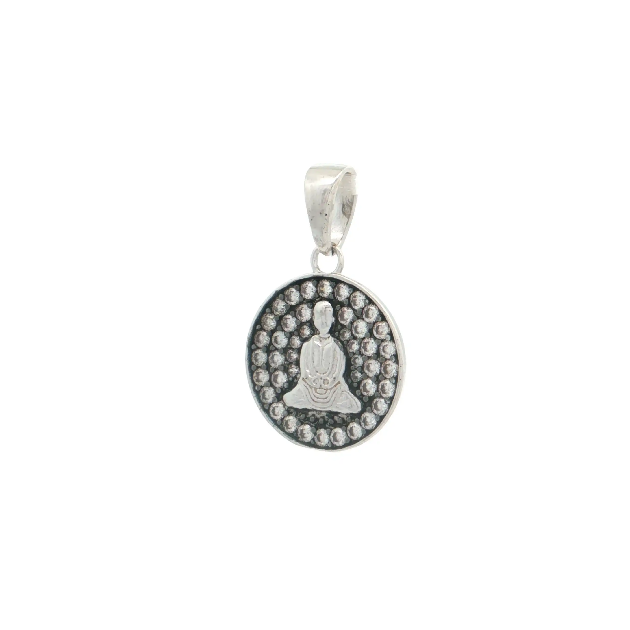 Anhänger Silber "Buddha" mit Zirkonia