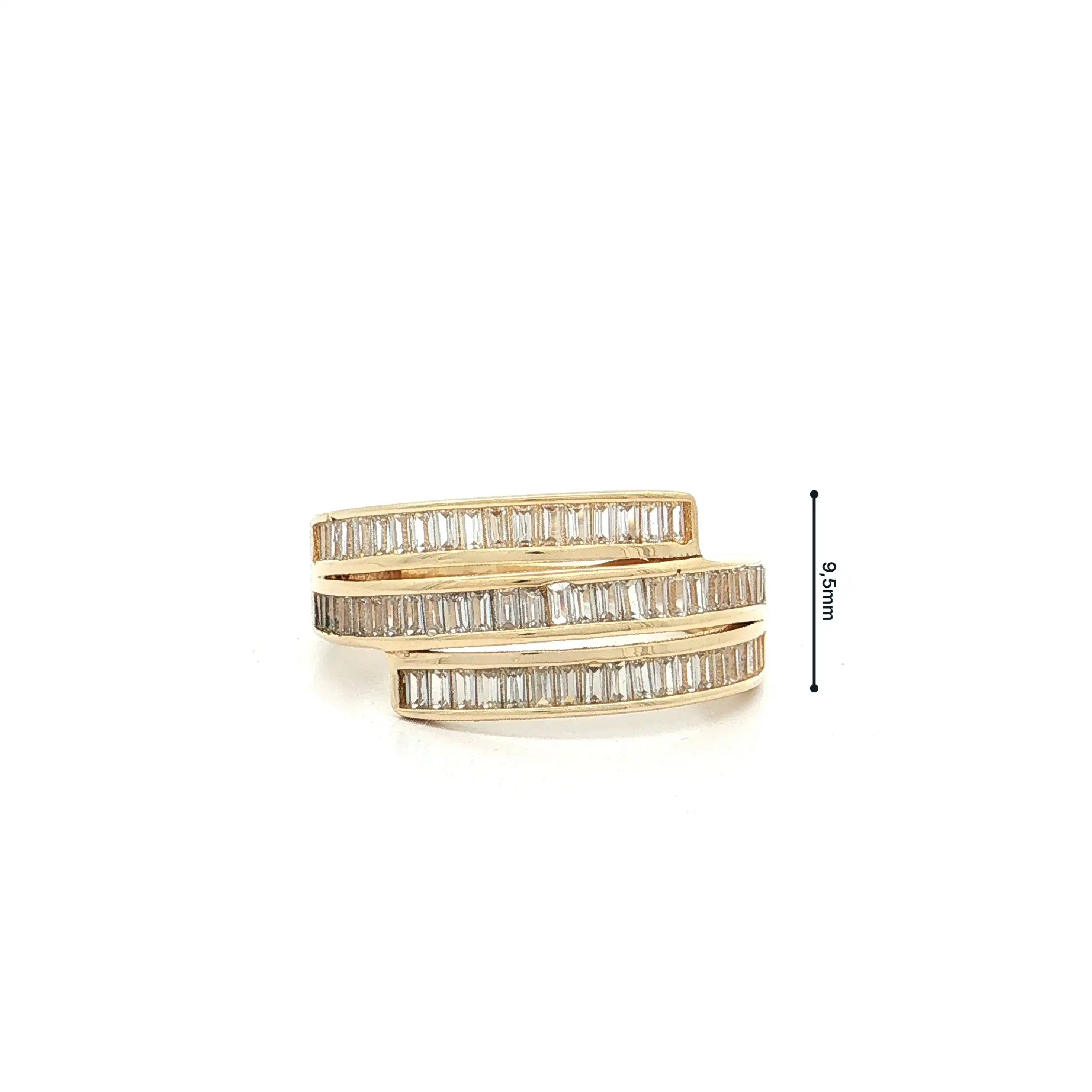 Ring Gelbgold mit Zirkonia
